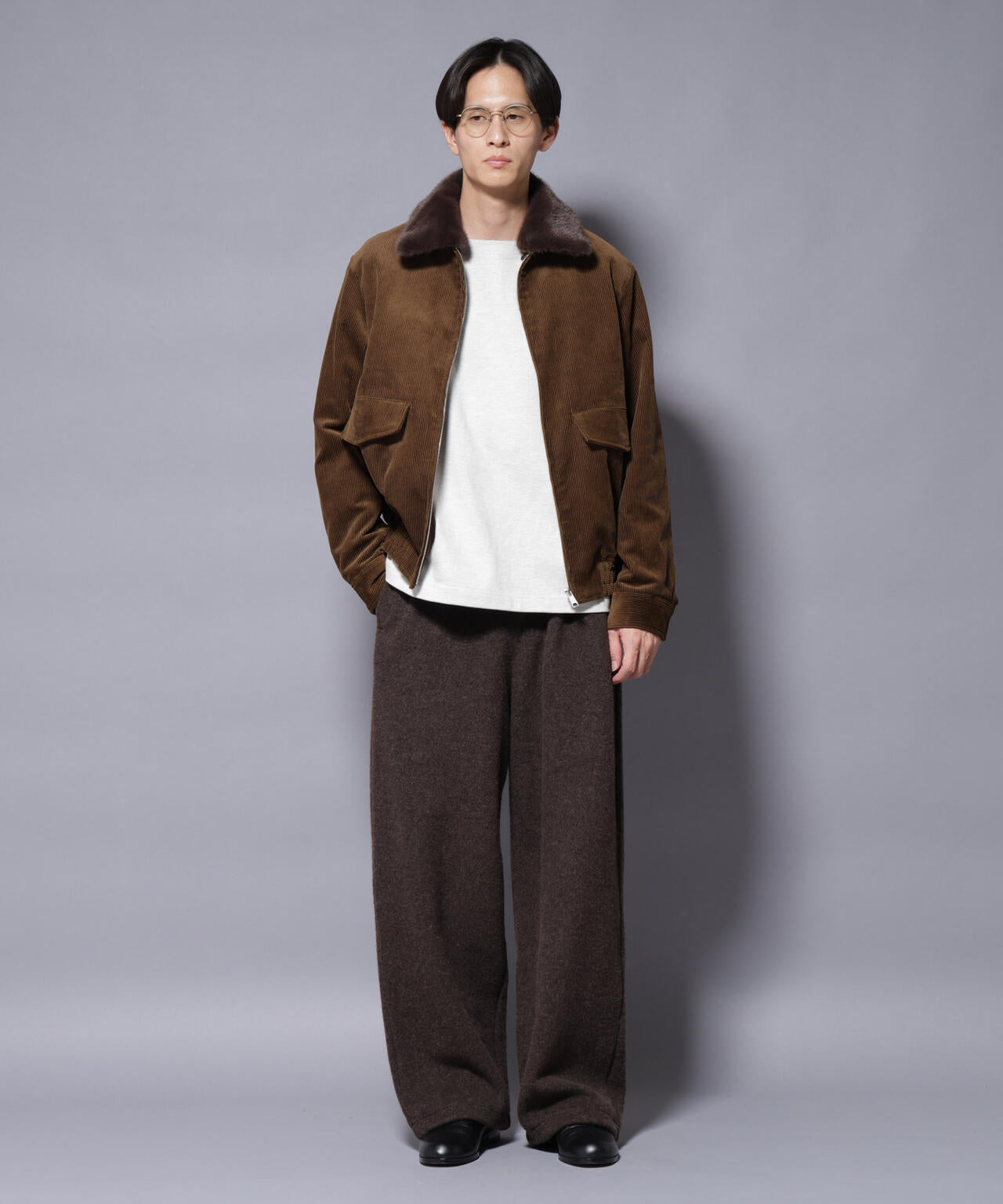 MIYATA×NANO JAPANMADE　ウールコットンイージーパンツ 6685227227