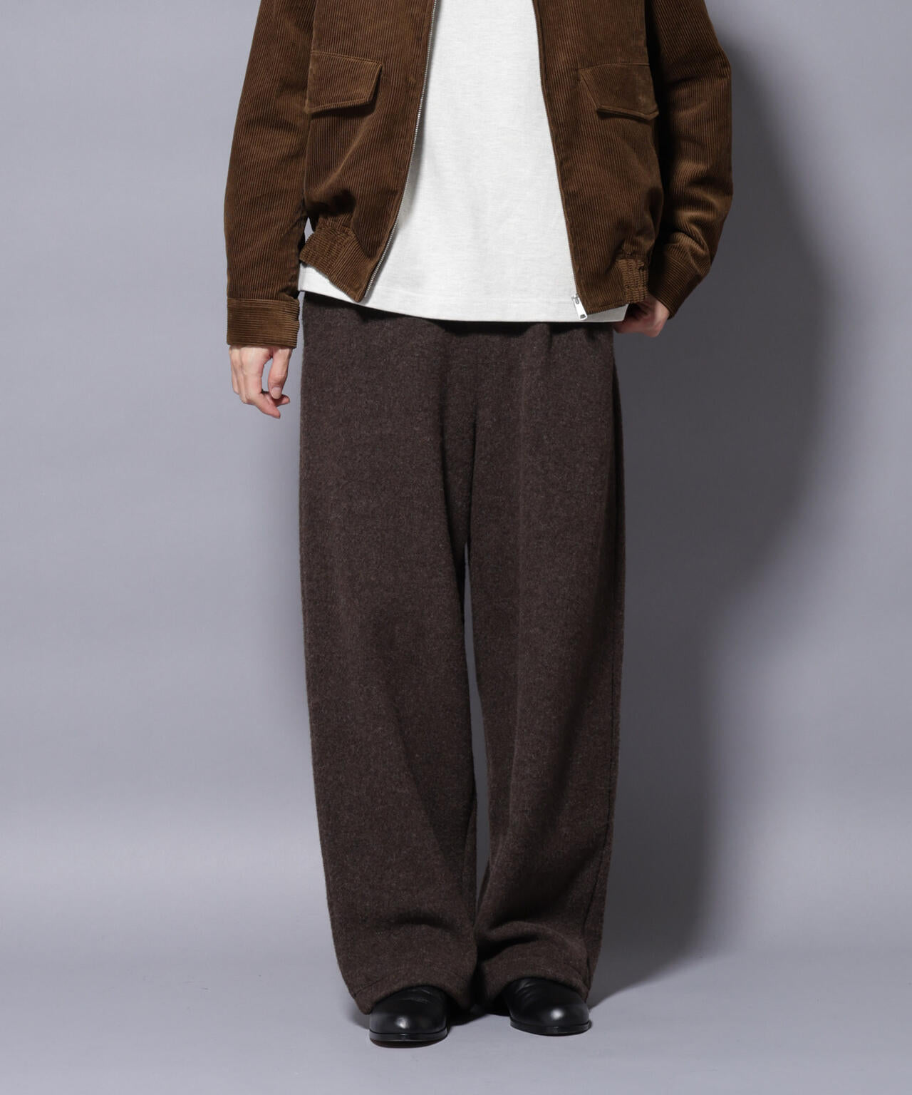 MIYATA×NANO JAPANMADE　ウールコットンイージーパンツ 6685227227