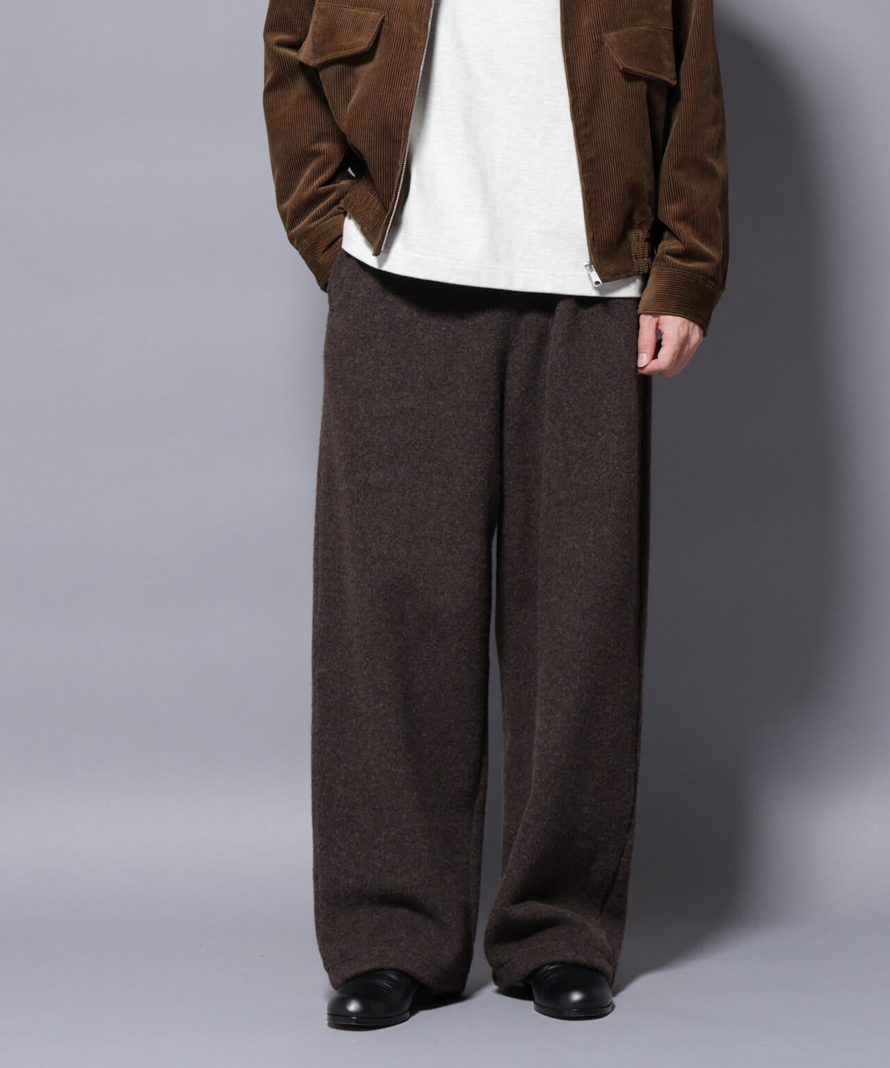 MIYATA×NANO JAPANMADE　ウールコットンイージーパンツ 6685227227