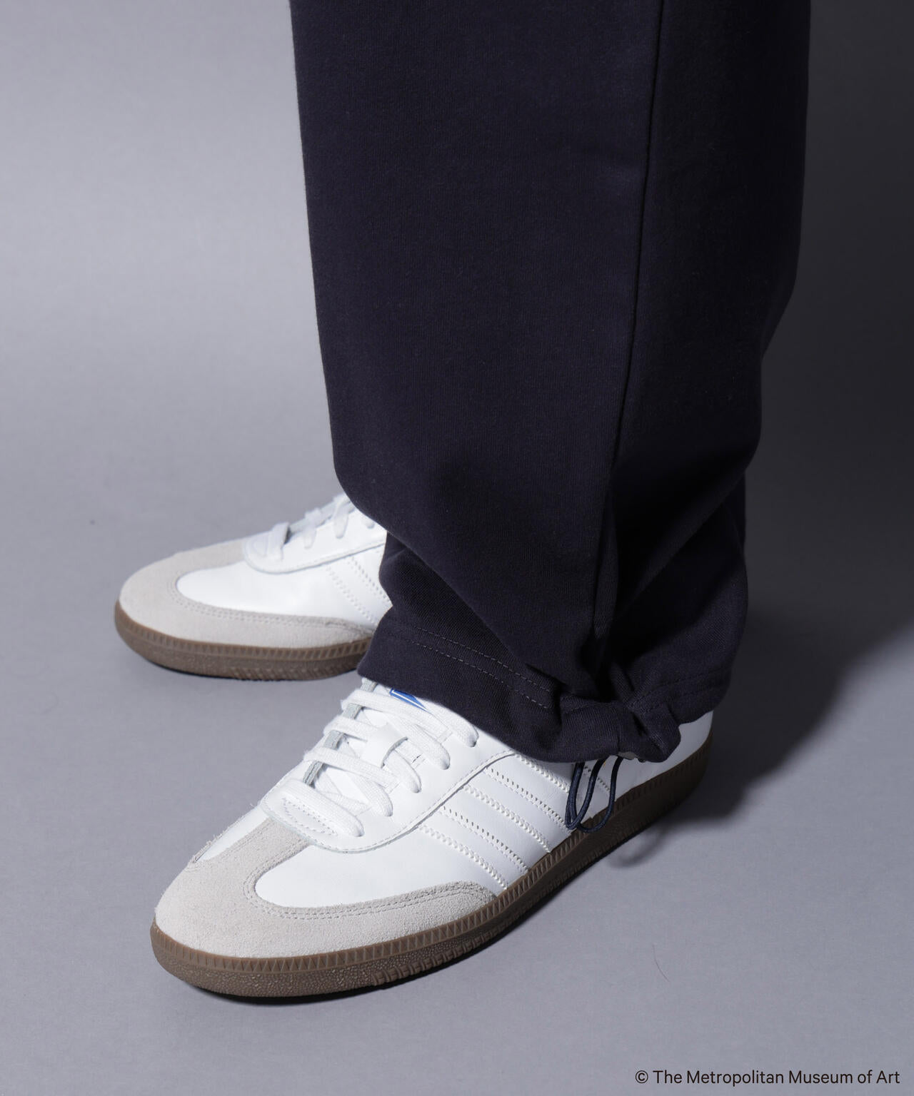 「The Met」ロゴ刺繍 2WAYワイドスウェットパンツ（セットアップ可） 6685227229