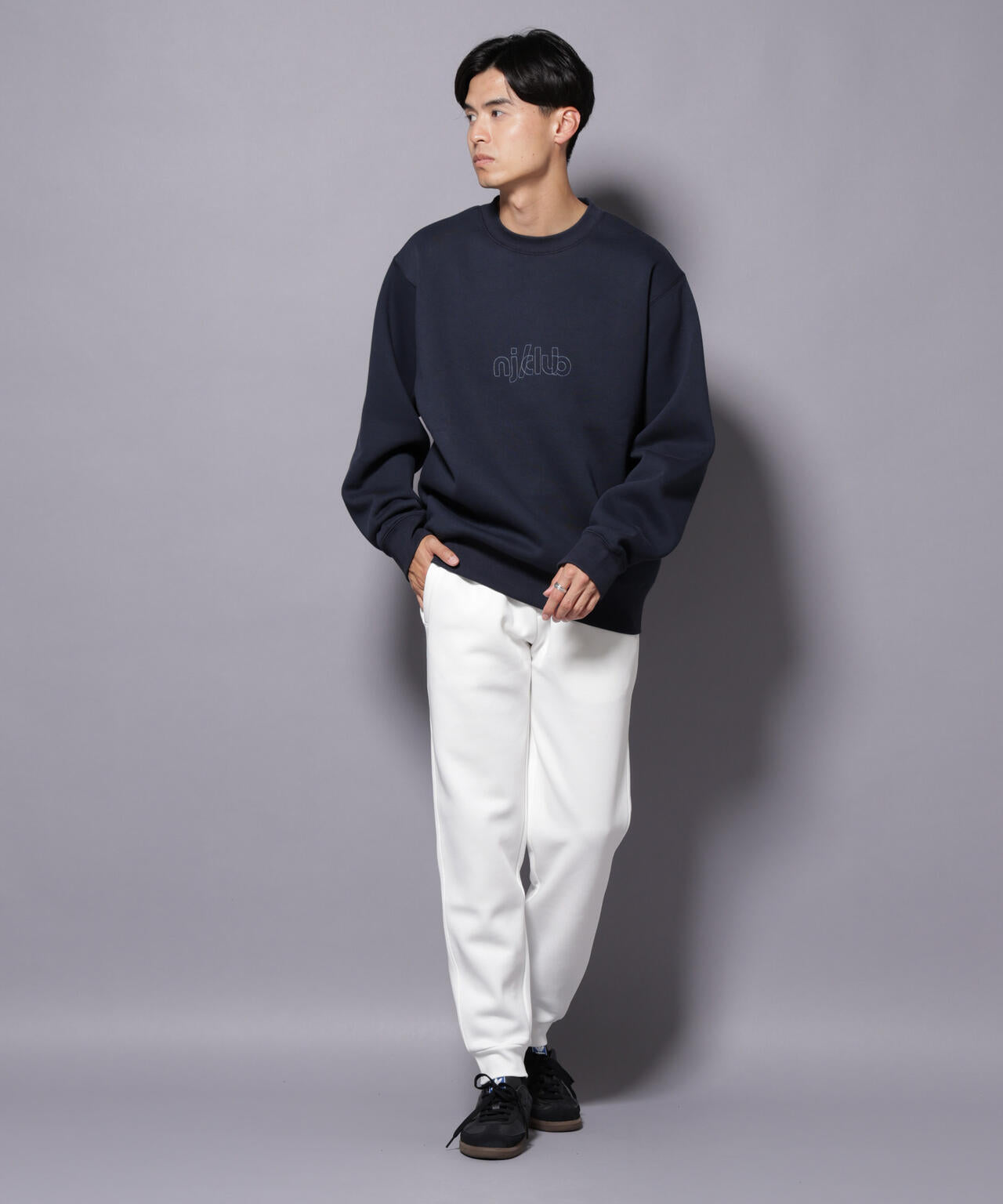 NJ/CLUB｣ コアフリース裏起毛ジョガーパンツ