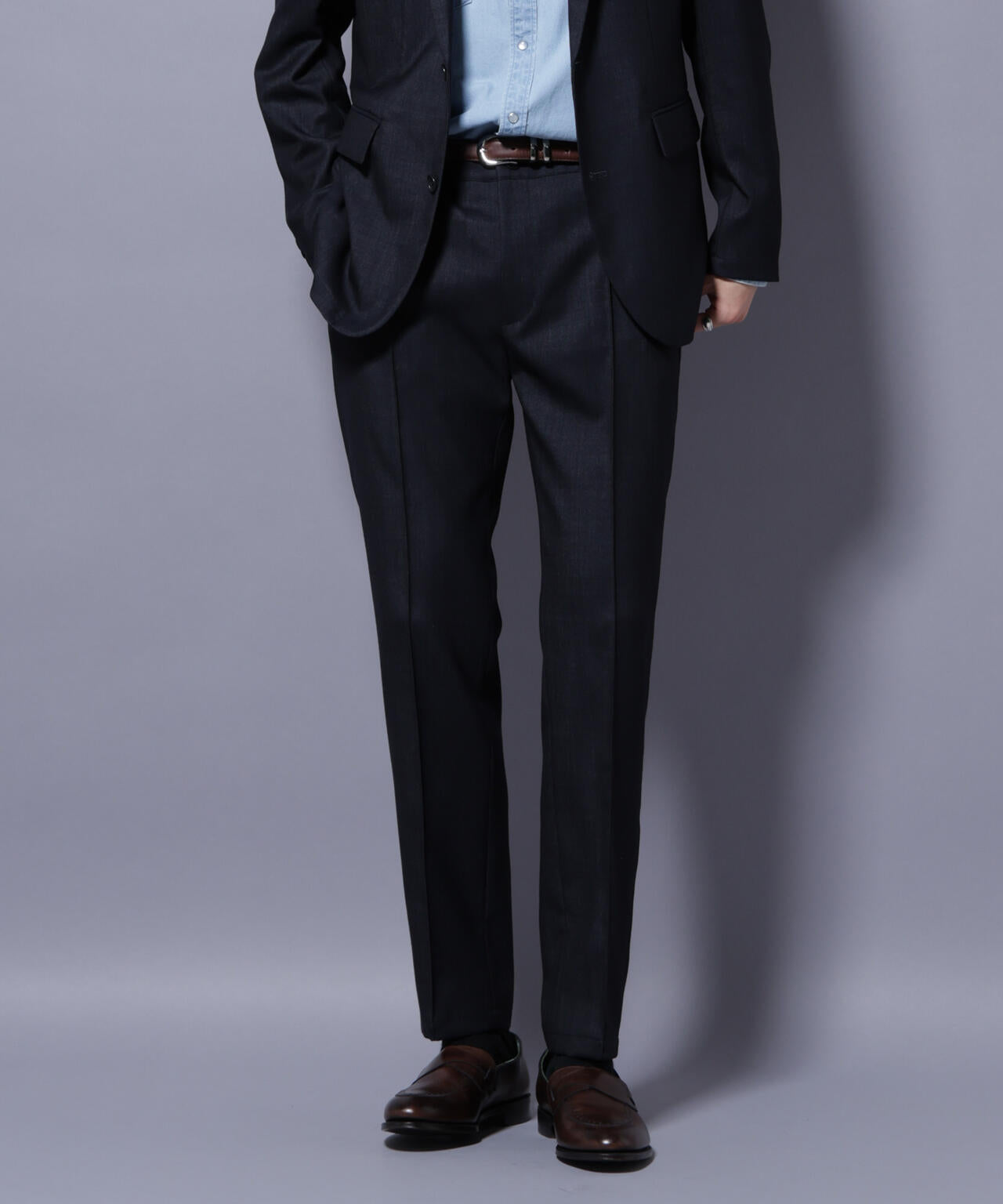 「N TROUSERS PREMIUM」ウールデニムパンツ/STRETCH(セットアップ可) 6685229201