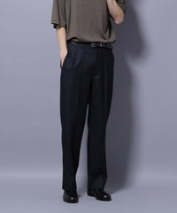 「N TROUSERS PREMIUM」ウールデニムストレートパンツ/STRETCH(セットアップ可)