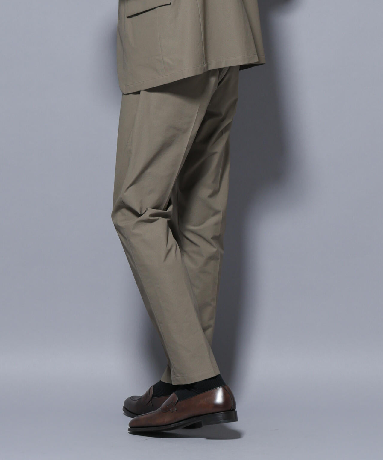 「N TROUSERS BASIC」TEXBRID(R) ツイルパンツ/ストレッチ・撥水(セットアップ可) 6685229203