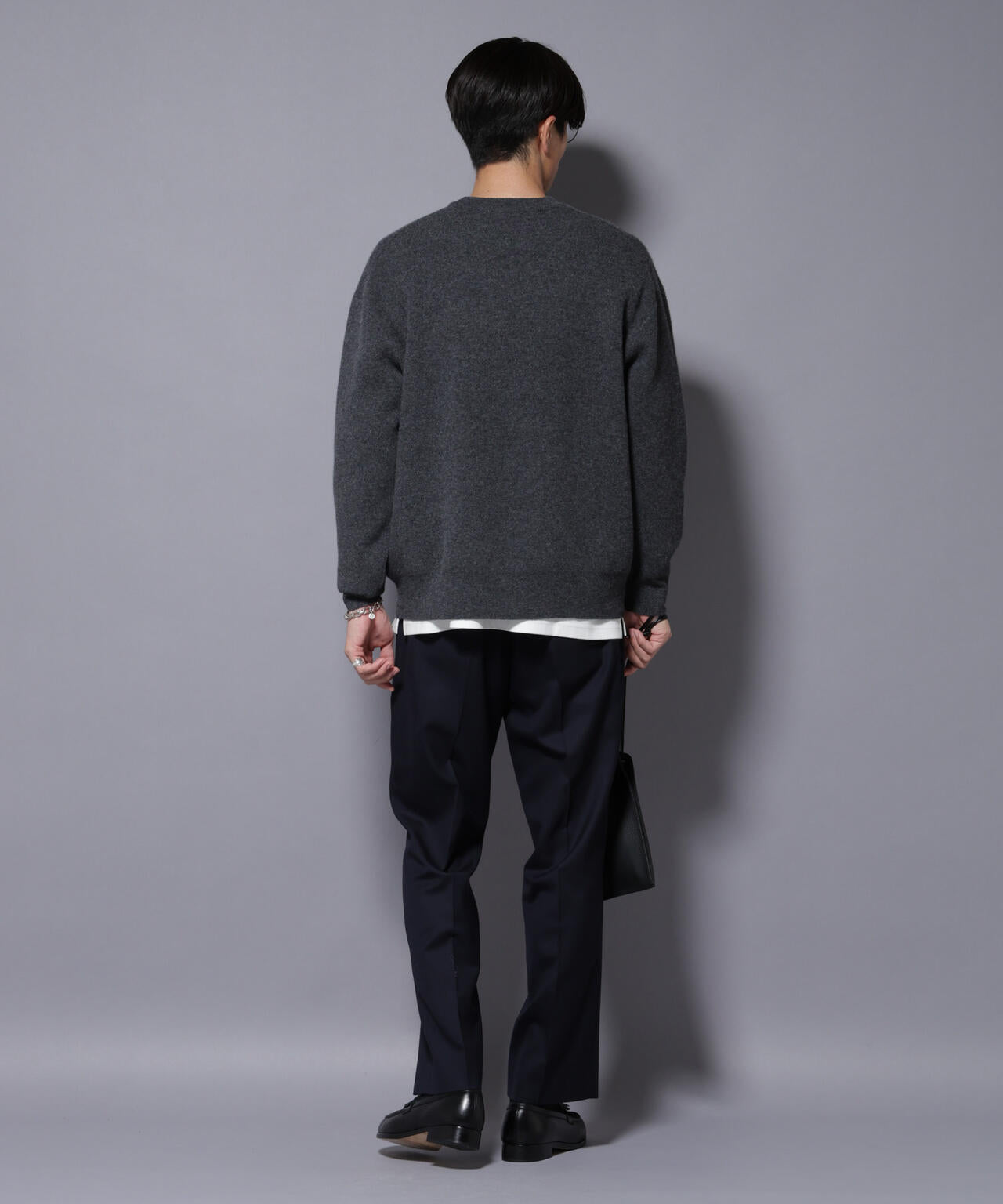 N JACKET PREMIUM」RENU(R)洗えるサキソニーストレートパンツ