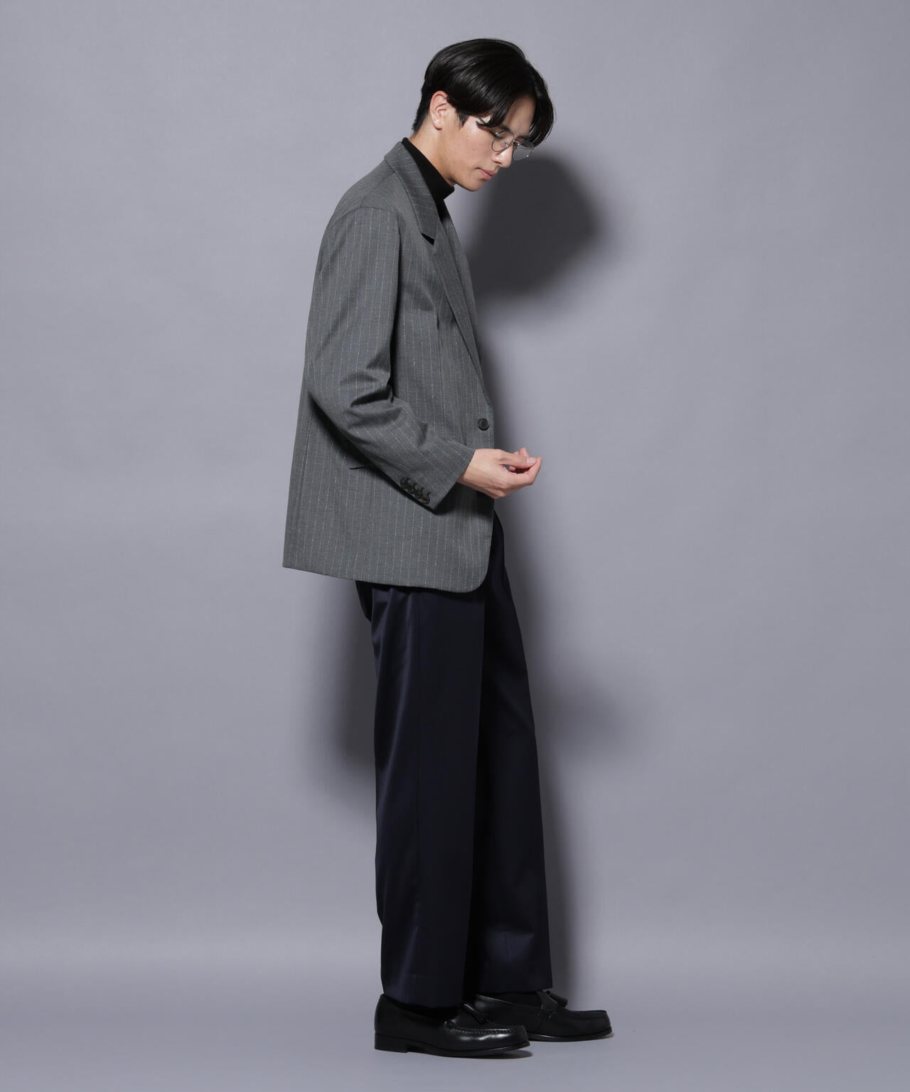 「Damerino Select」ウールシルクベネシャンパンツ（セットアップ可） 6685229209