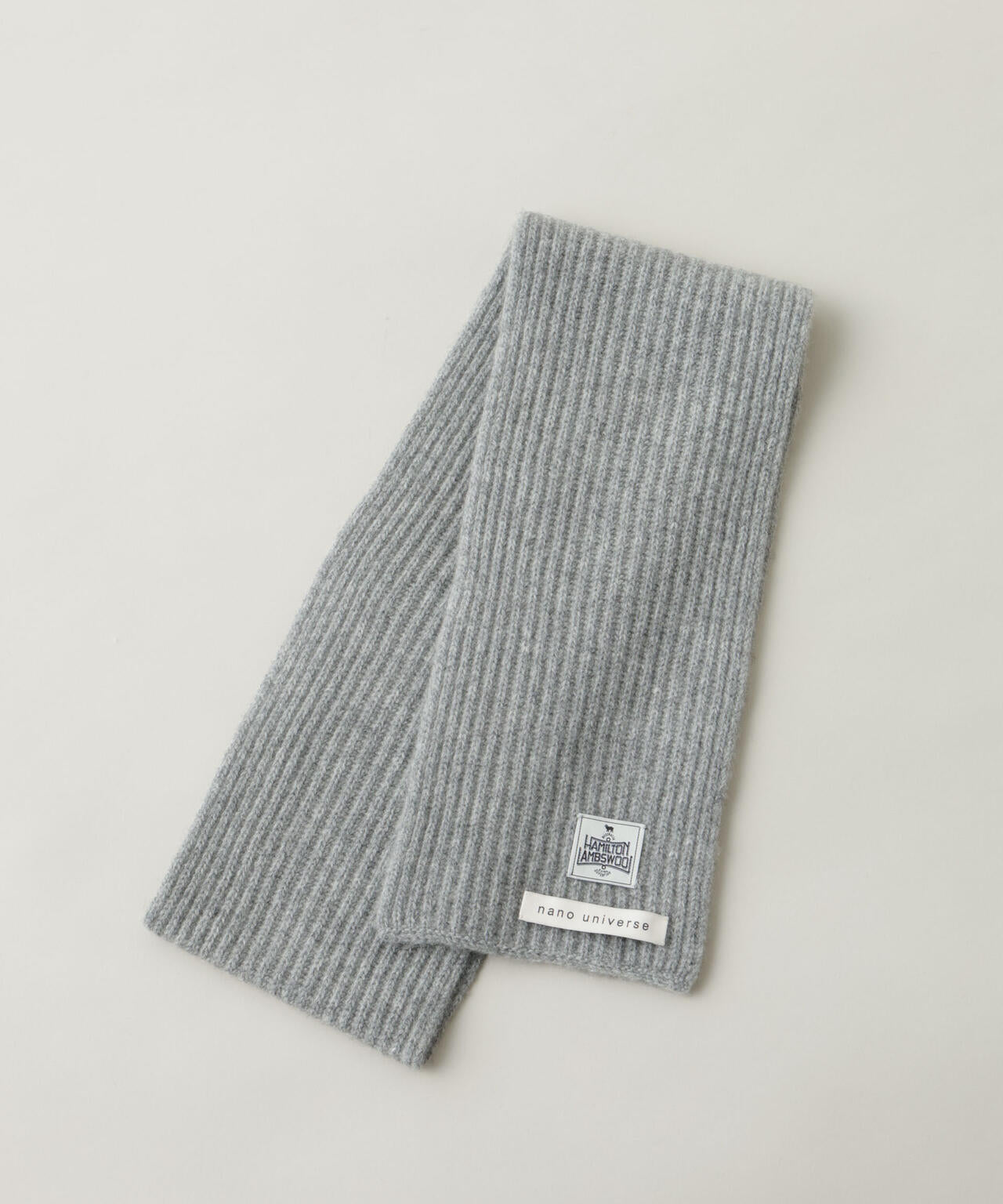 HAMILTON 10ANNIVERSARY WOOL ニットマフラー