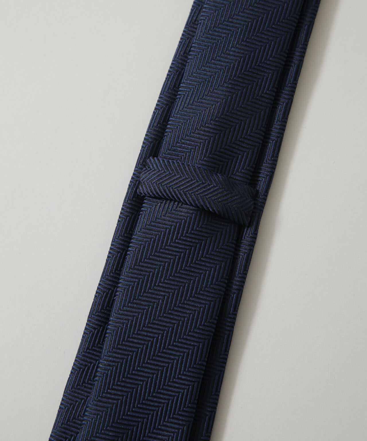 京都西陣ウォッシャブルヘリンボーンソリッドネクタイ