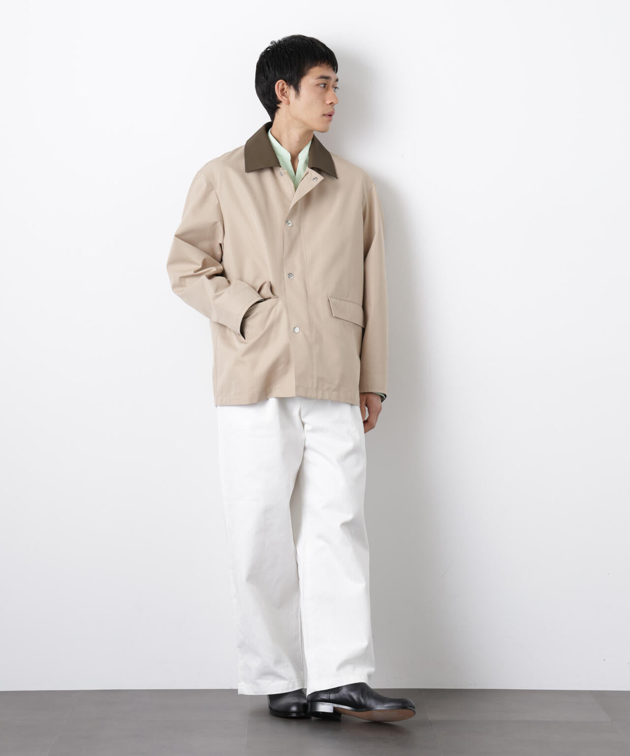 オーバージャケット「WARP PRINT」ライニング/撥水 6686111203