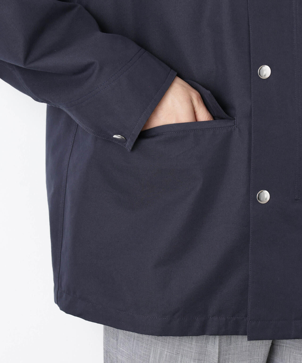 オーバージャケット「WARP PRINT」ライニング/撥水 6686111203