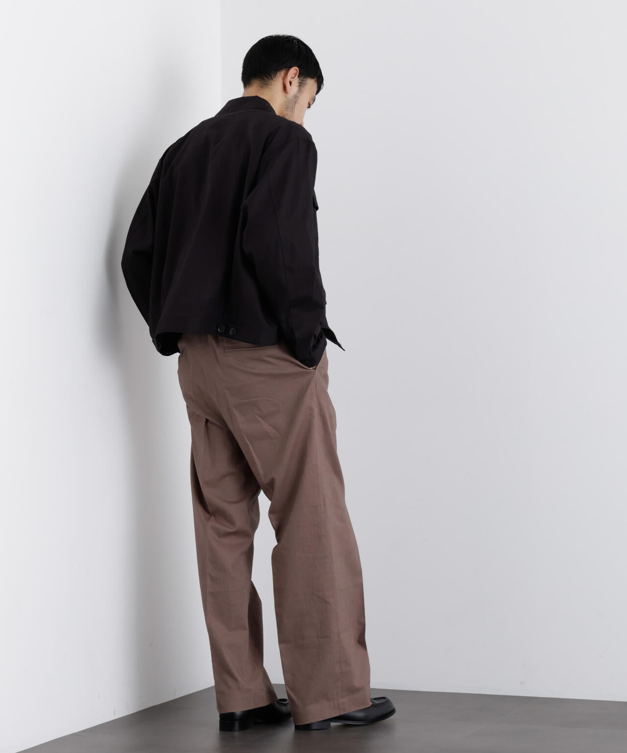 「FRENCH LINEN」リネンコットンシャツブルゾン 6686112202