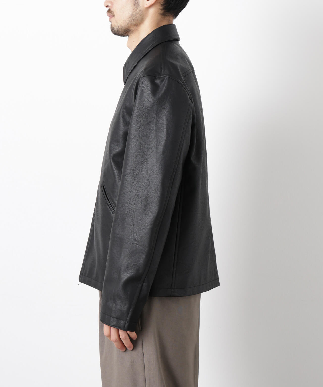 フェイクレザー｢WARP PRINT｣ライニング 6686112206