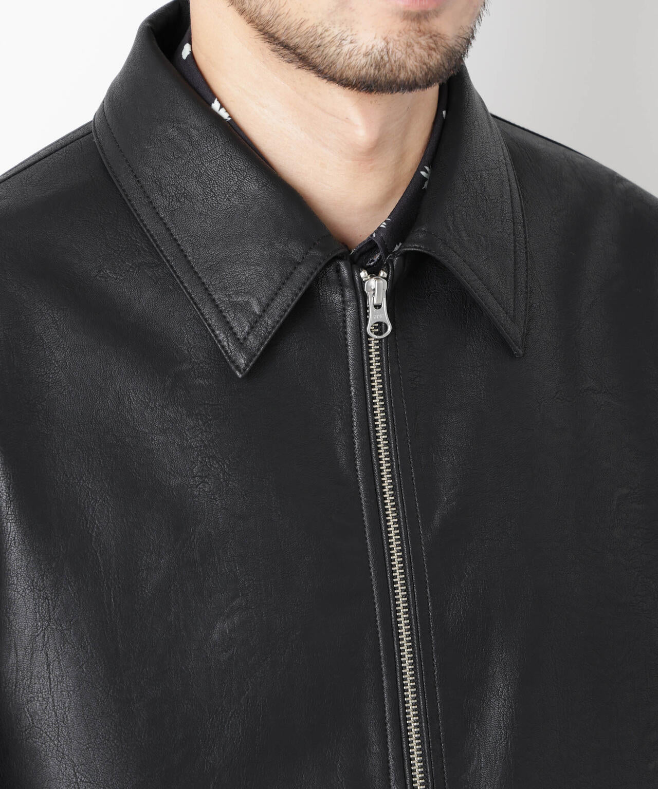 フェイクレザー｢WARP PRINT｣ライニング 6686112206