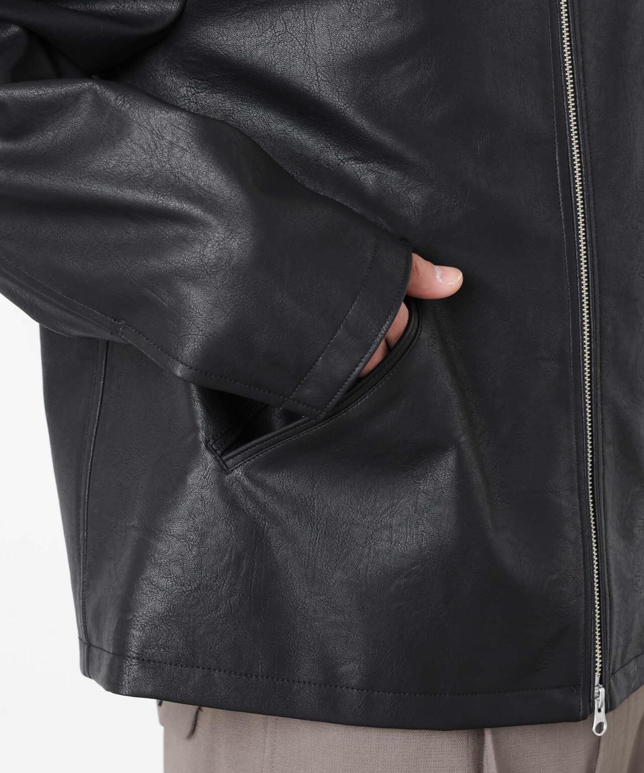 フェイクレザー｢WARP PRINT｣ライニング 6686112206