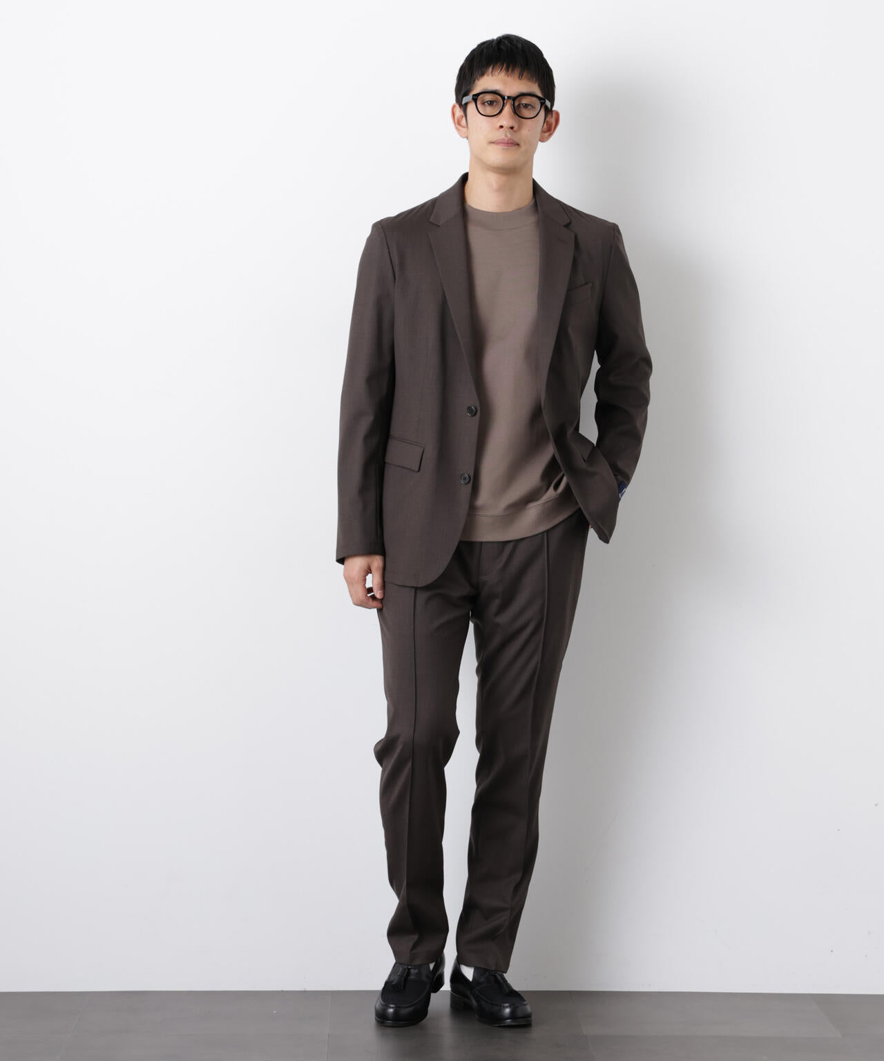 ｢DamerinoSelect｣JAPANfabricウールストレッチジャケット（セットアップ可） 6686117201