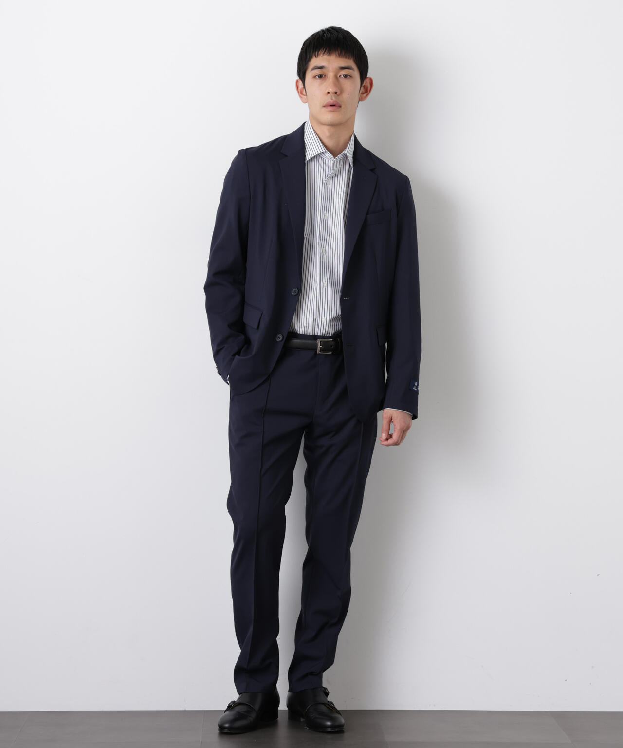 ｢DamerinoSelect｣JAPANfabricウールストレッチジャケット（セットアップ可） 6686117201