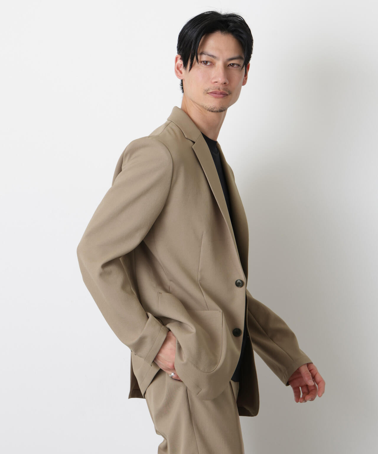 ｢DamerinoSelect｣ダントツオチール防汚テックストレッチジャケット（セットアップ可） 6686117203