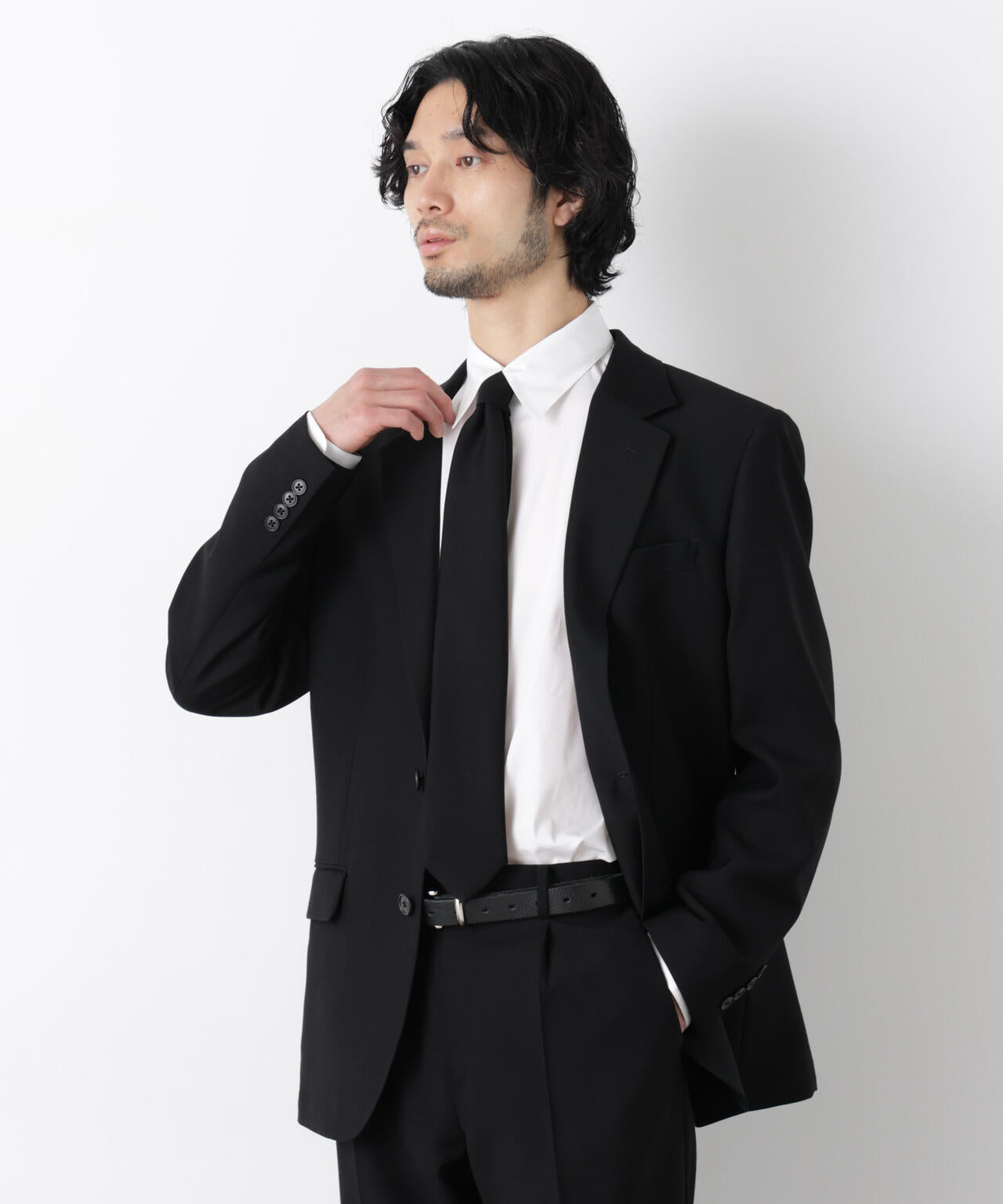 ｢Damerino Formal｣ ブラックフォーマルオールシーズンジャケット(セットアップ可) 6686117204