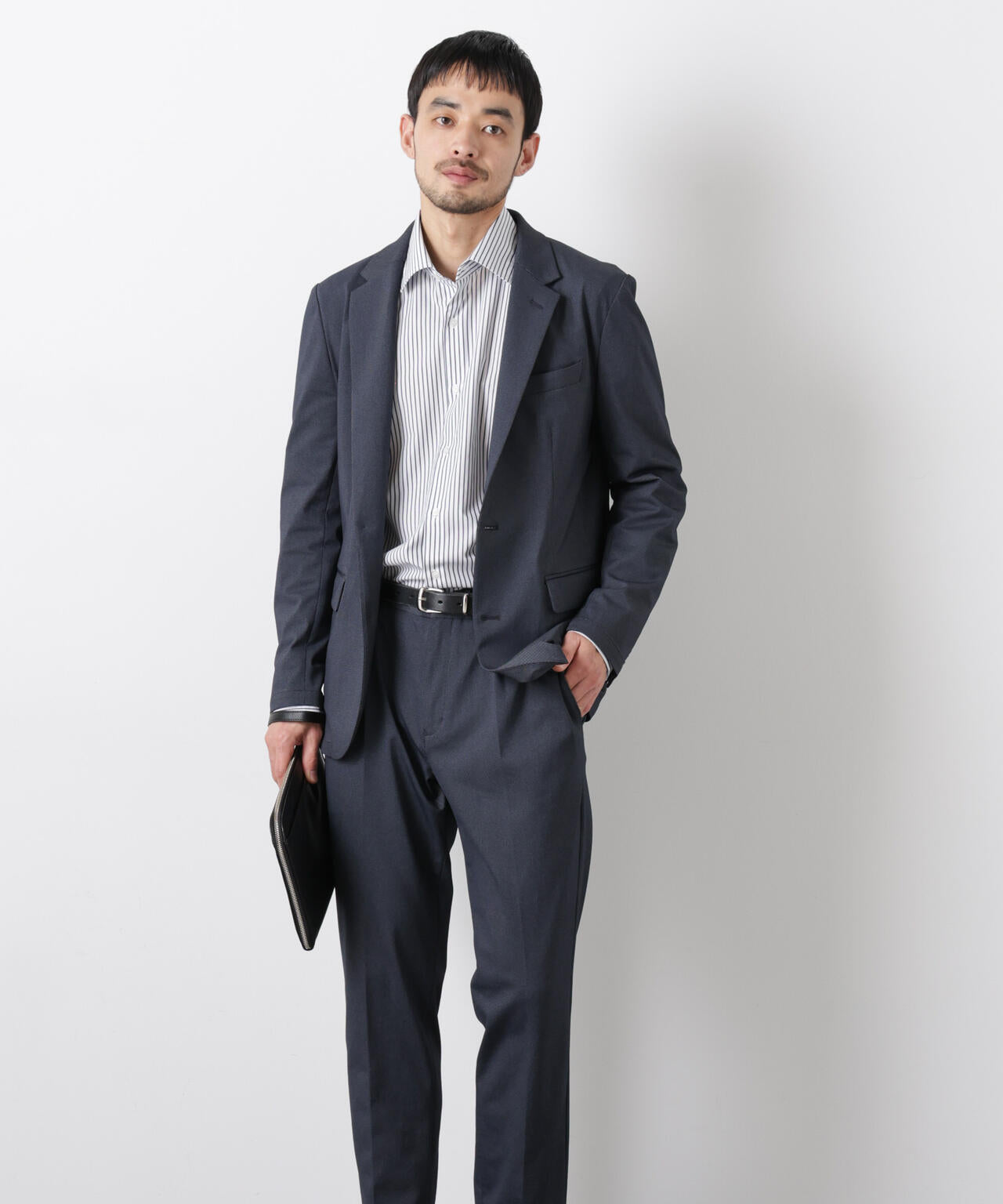 大人気セットアップ】｢Damerino｣ 軽量ジャージーデニムライク