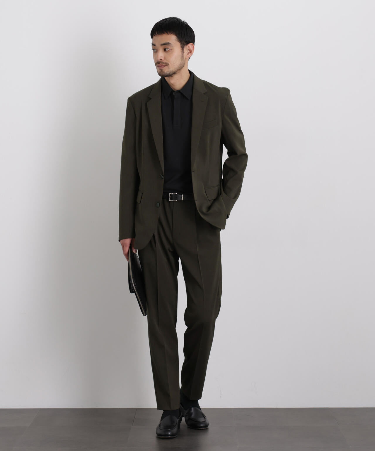 【大人気セットアップ】｢Damerino｣ クールタッチストレッチセットアップ/接触冷感.UVカット 6686118204