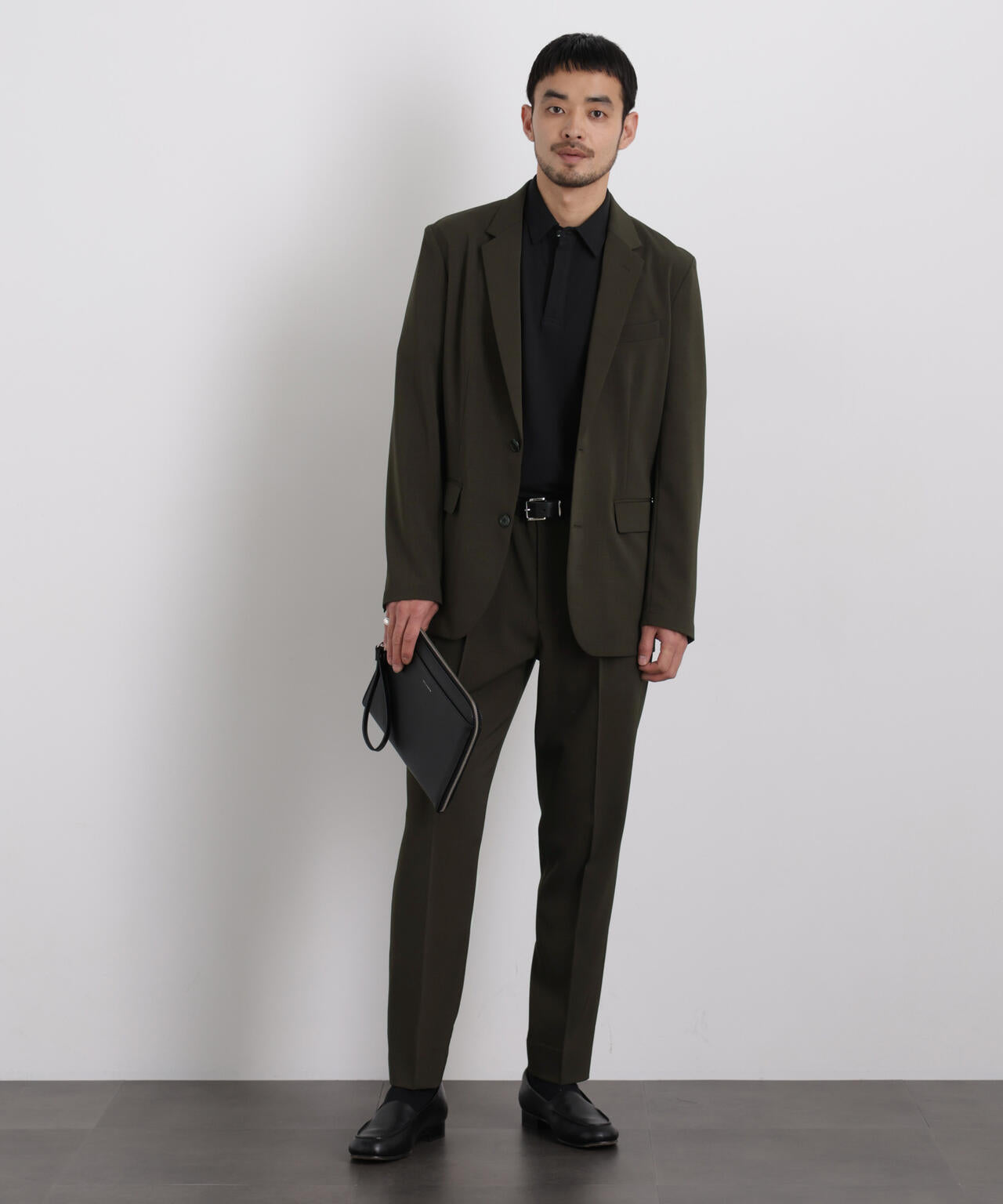 【大人気セットアップ】｢Damerino｣ クールタッチストレッチセットアップ/接触冷感.UVカット 6686118204