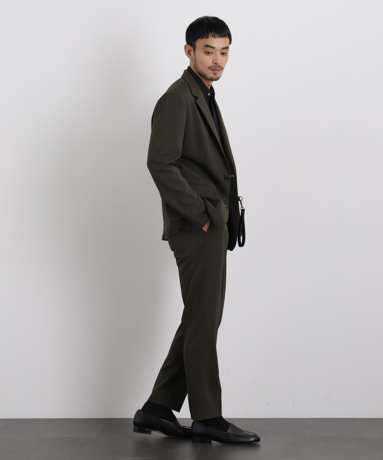 【大人気セットアップ】｢Damerino｣ クールタッチストレッチセットアップ/接触冷感.UVカット 6686118204