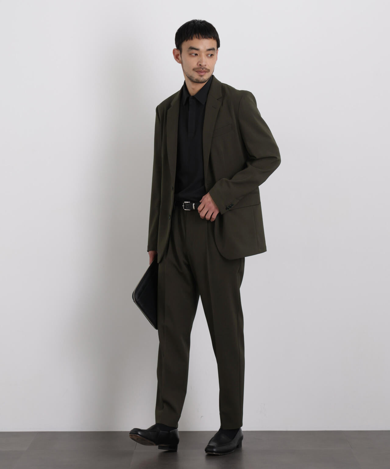 【大人気セットアップ】｢Damerino｣ クールタッチストレッチセットアップ/接触冷感.UVカット 6686118204