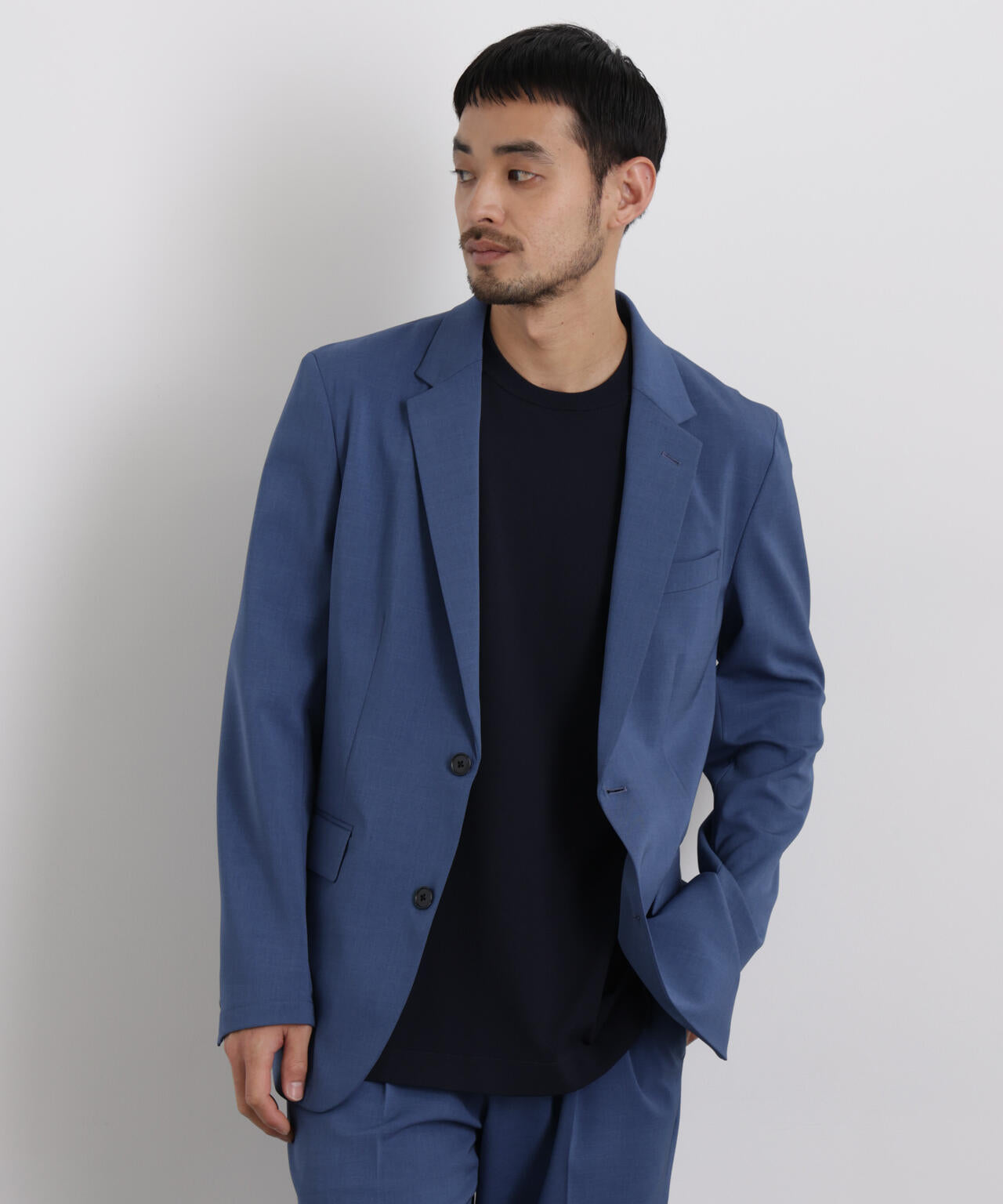 【大人気セットアップ】｢Damerino｣ クールタッチストレッチセットアップ/接触冷感.UVカット 6686118204