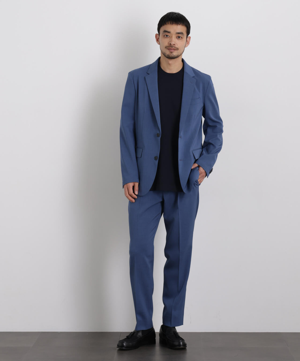 【大人気セットアップ】｢Damerino｣ クールタッチストレッチセットアップ/接触冷感.UVカット 6686118204