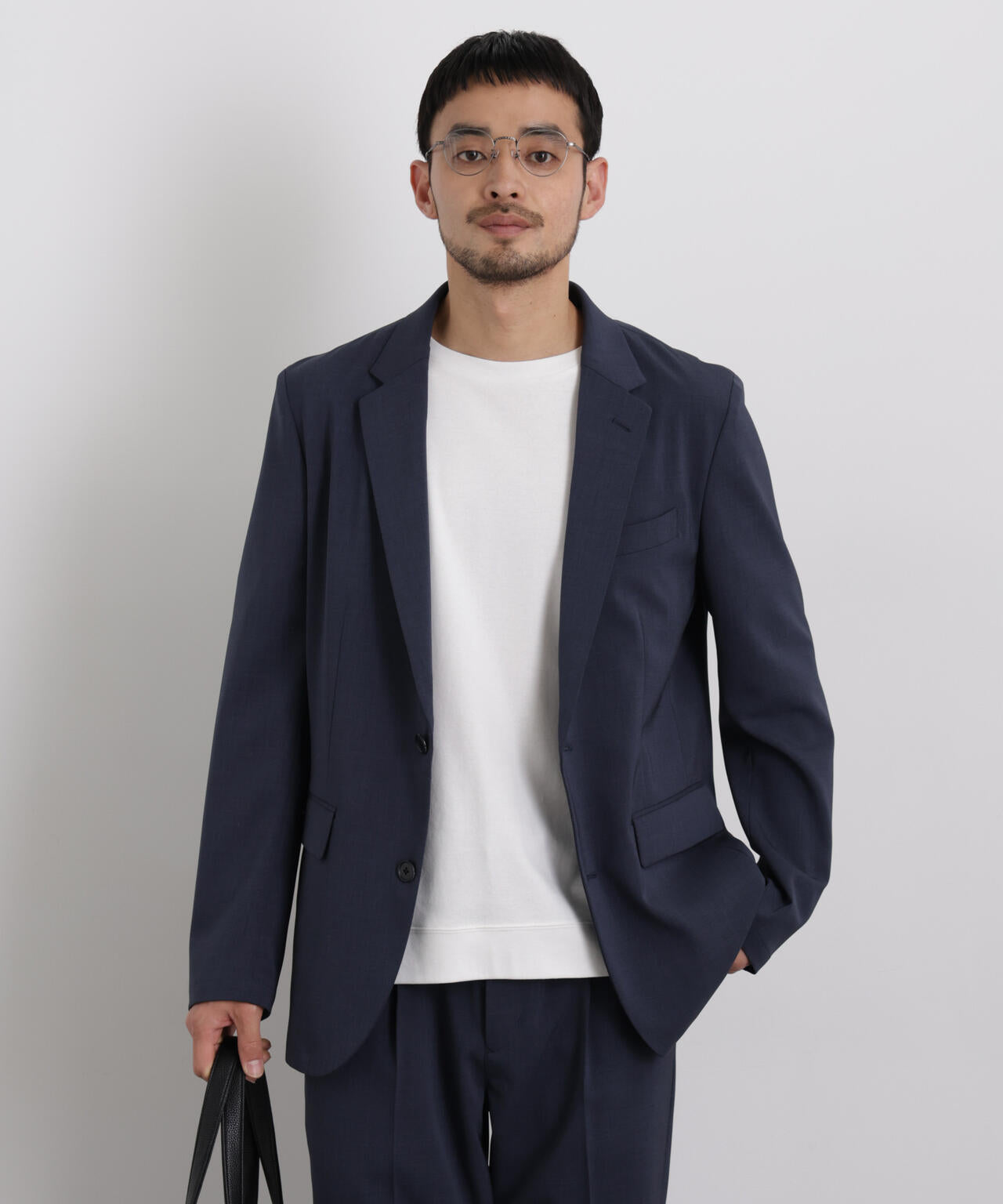 【大人気セットアップ】｢Damerino｣ クールタッチストレッチセットアップ/接触冷感.UVカット 6686118204