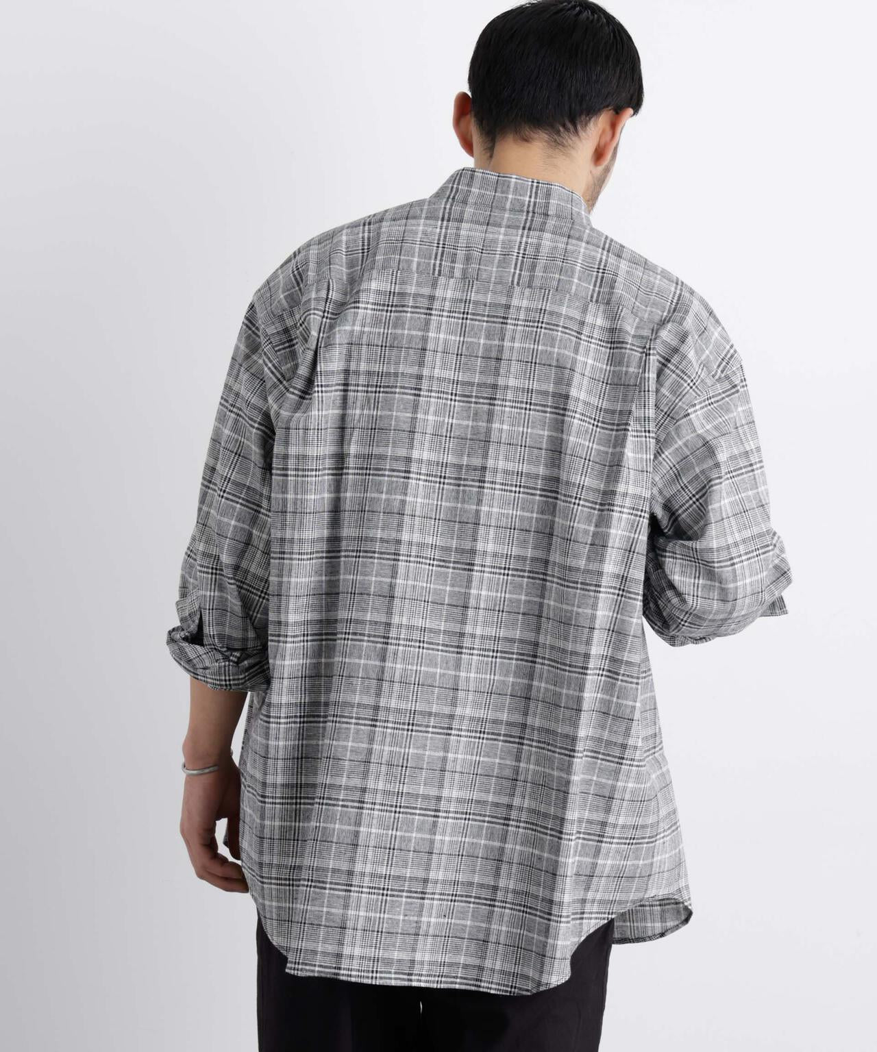 「FRENCH LINEN」リネンコットンスタンドシャツ 6686120202