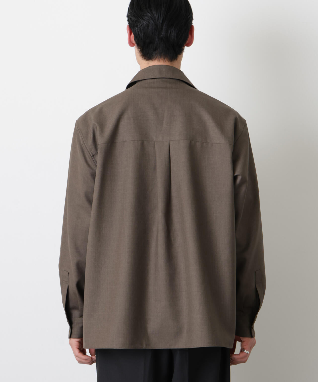 ｢Gavante｣ ドライギャバオープンカラーシャツ 6686120203