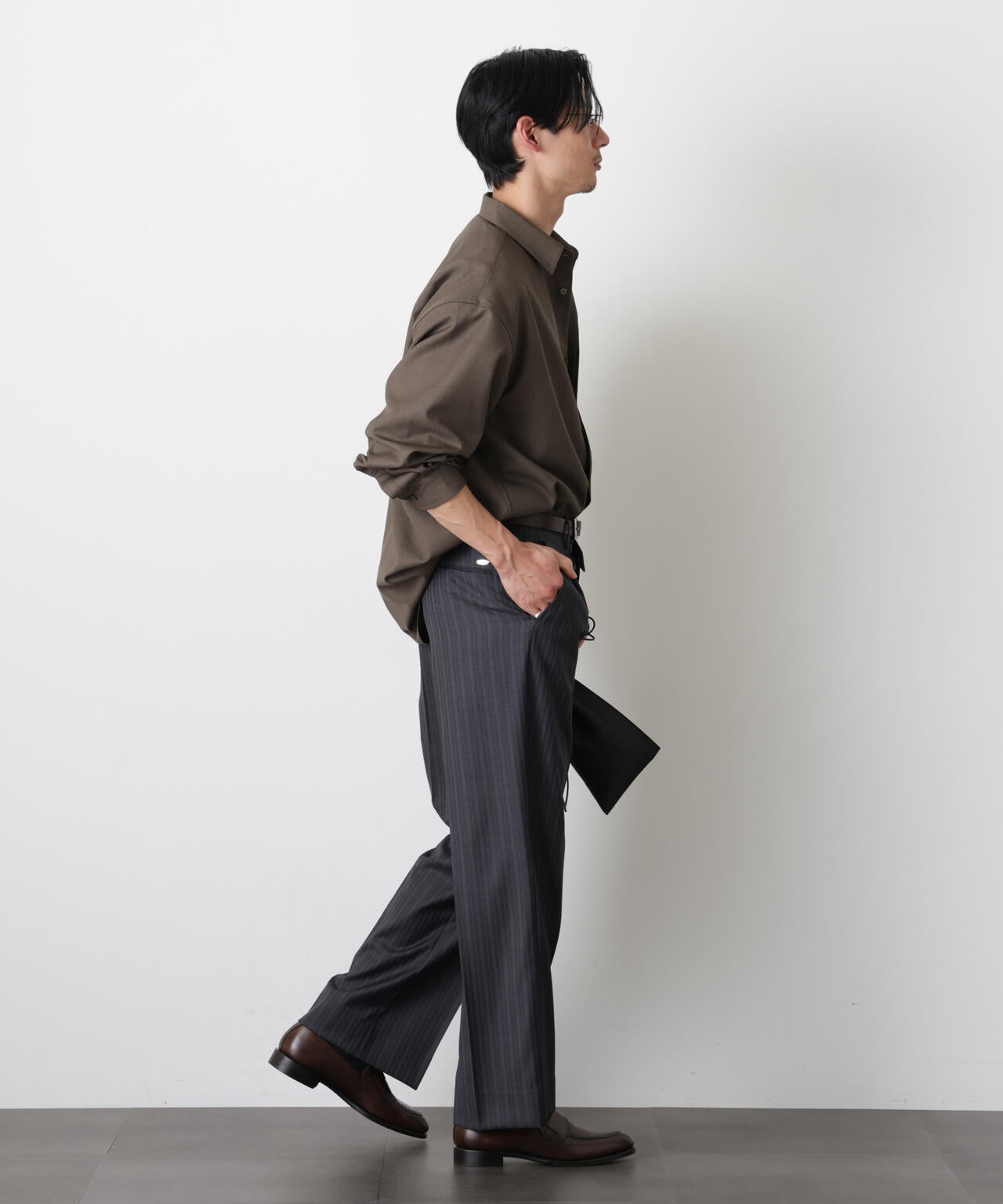 ｢Gavante｣ドライギャバレギュラーカラーシャツ 6686120204