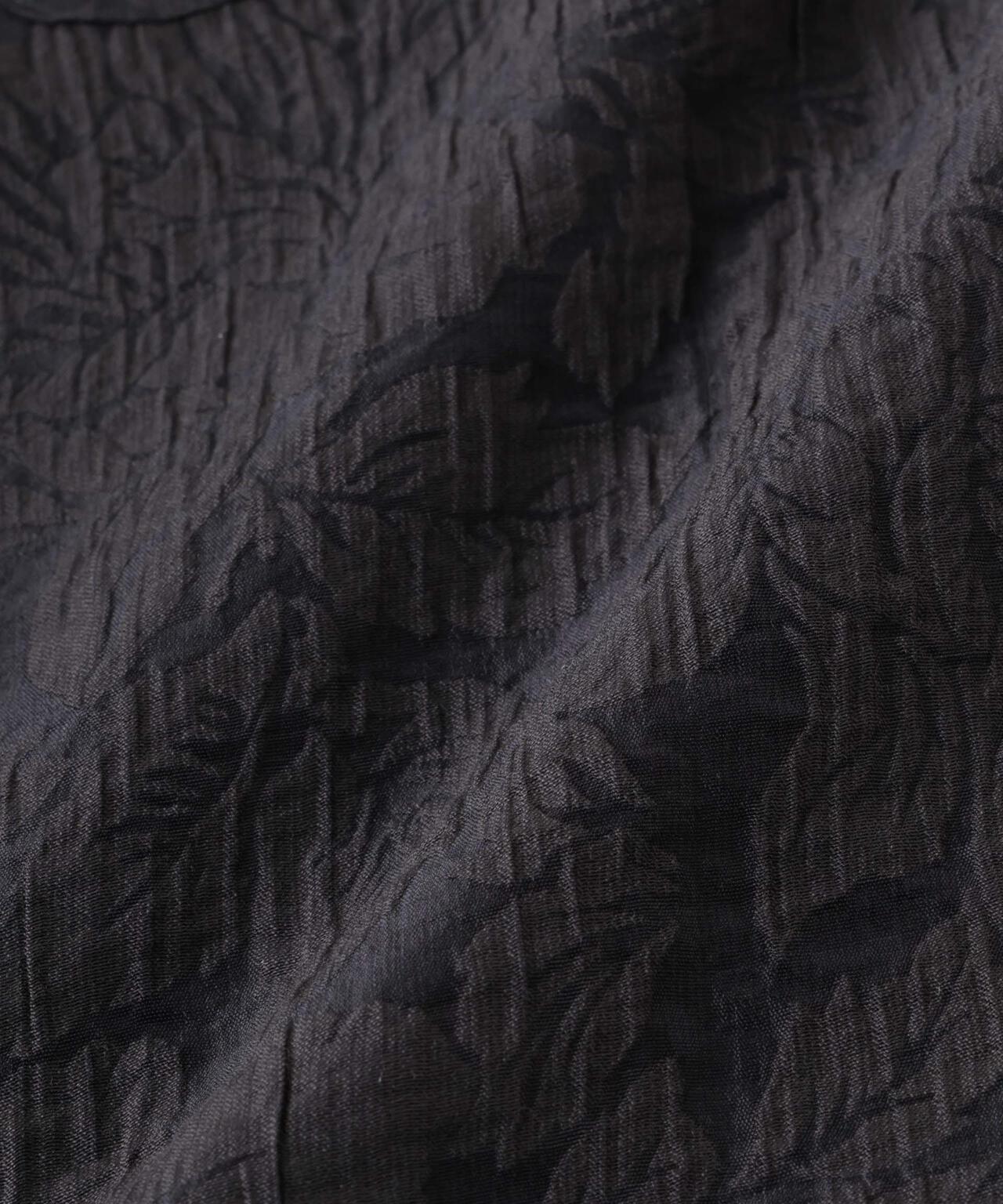 サイレントフラワージャガード オーバーシャツ 6686120205