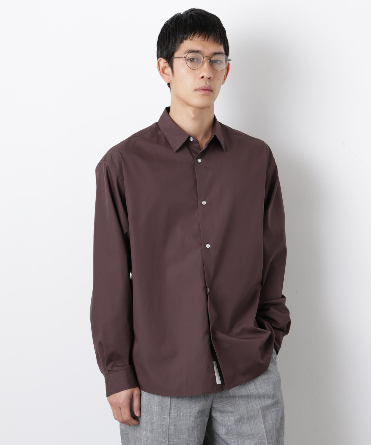 「大人のワイドシャツ」レギュラーカラー 長袖 6686120206