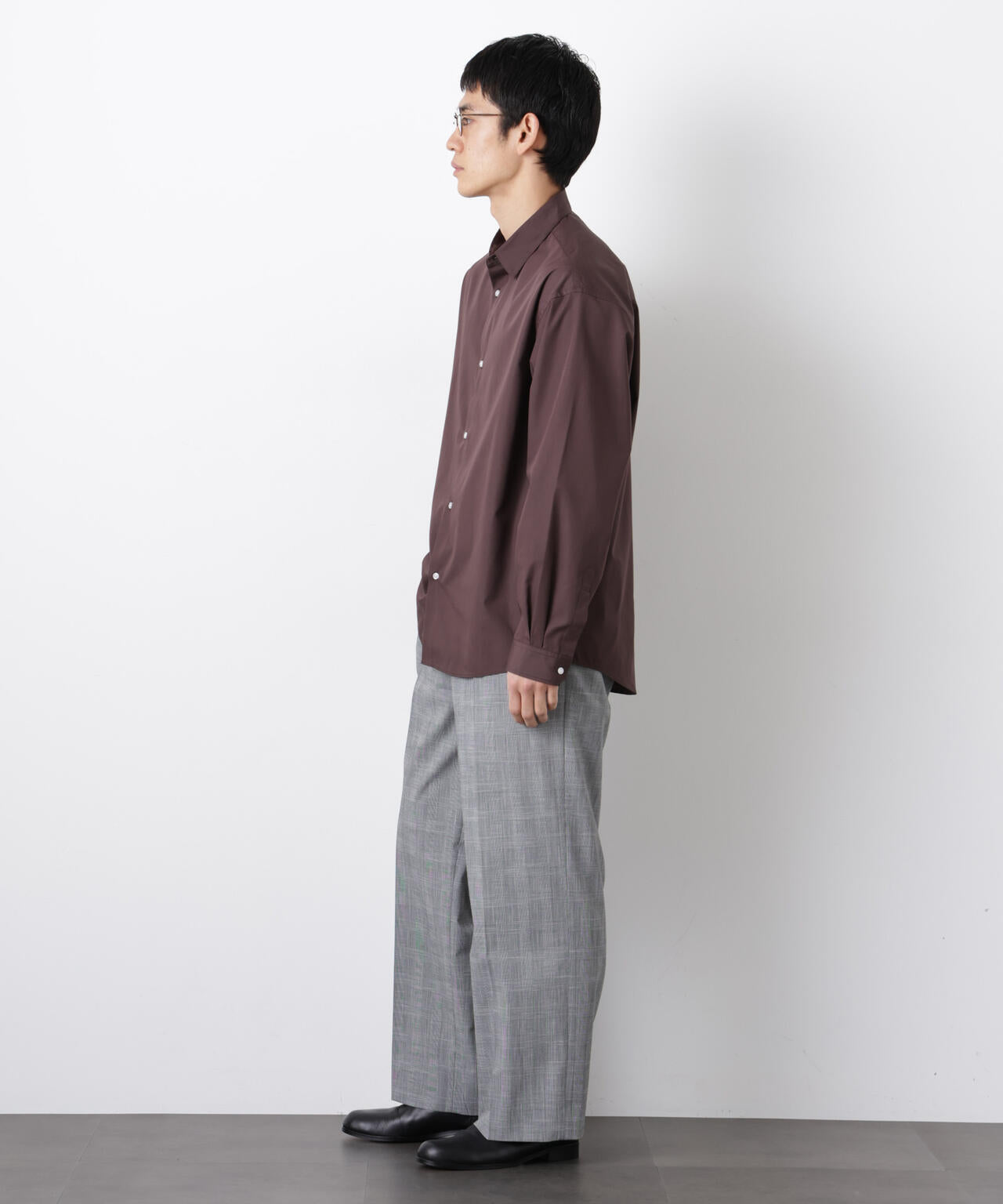 大人のワイドシャツ」レギュラーカラー 長袖