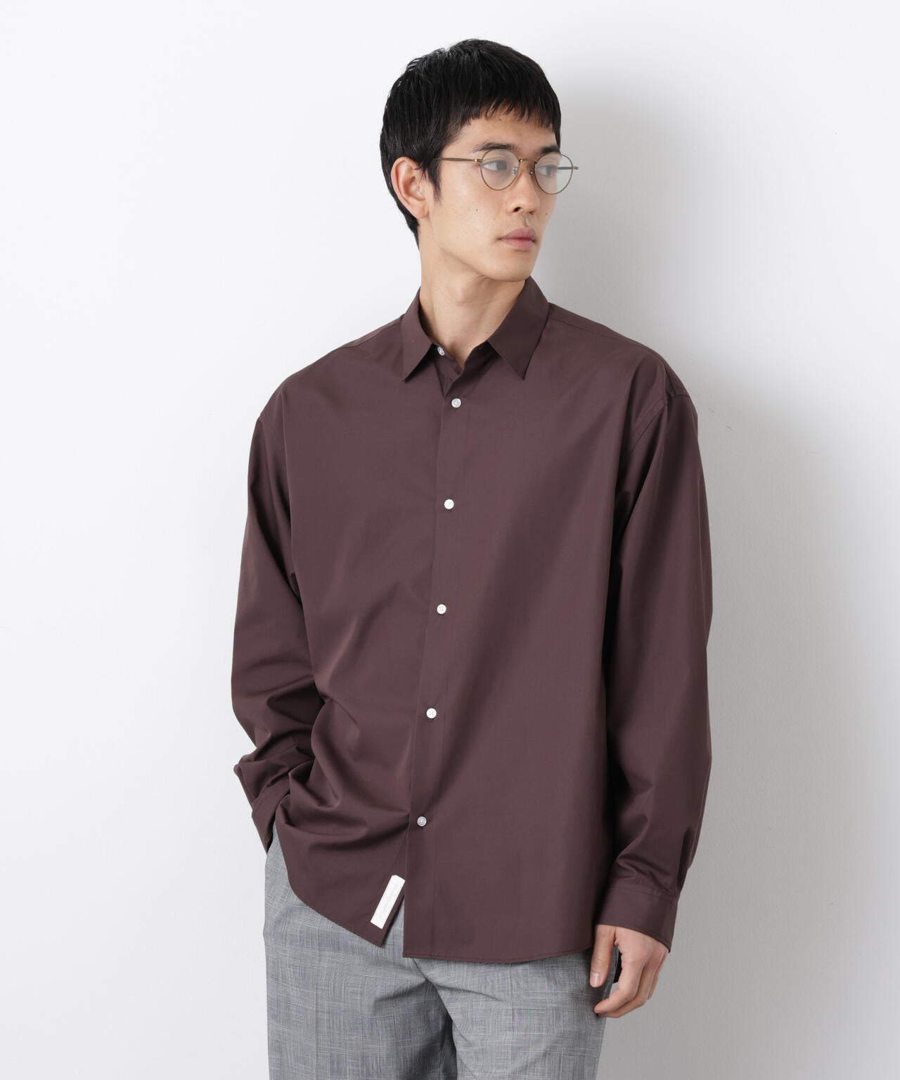 「大人のワイドシャツ」レギュラーカラー 長袖 6686120206