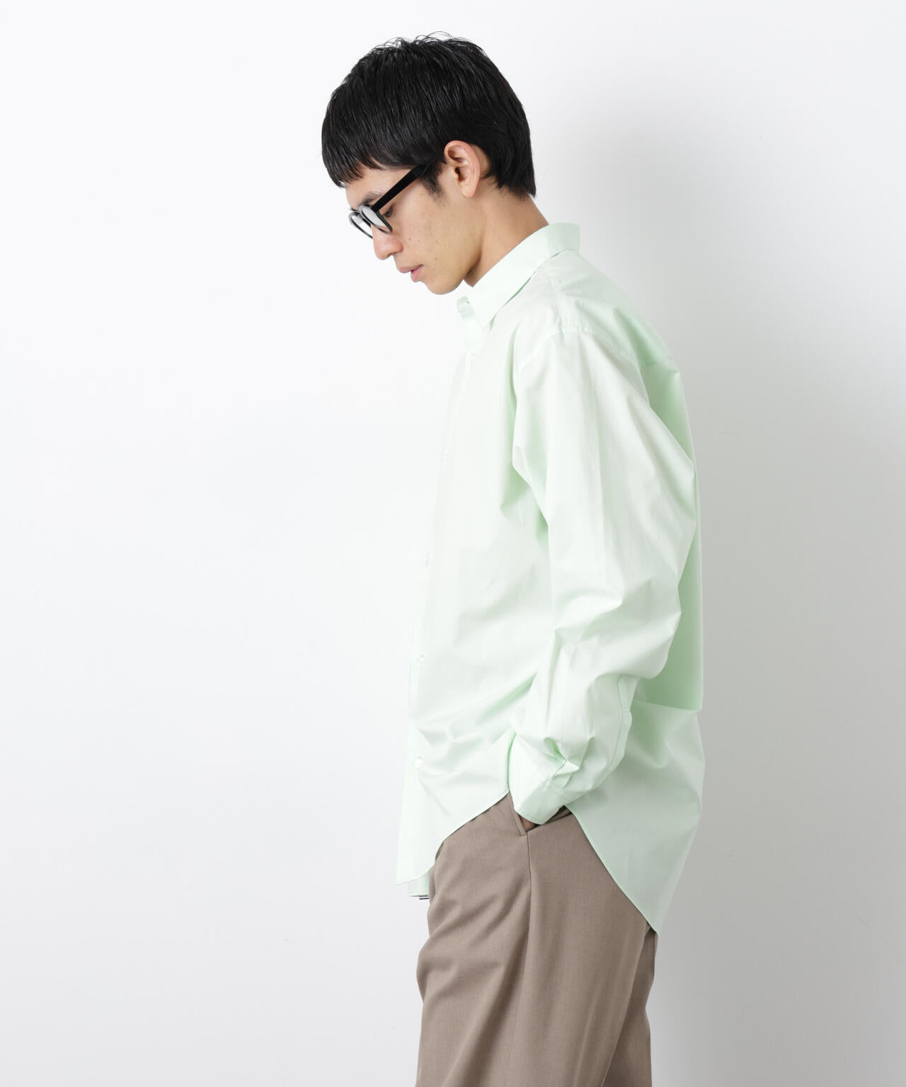 「大人のワイドシャツ」レギュラーカラー 長袖 6686120206