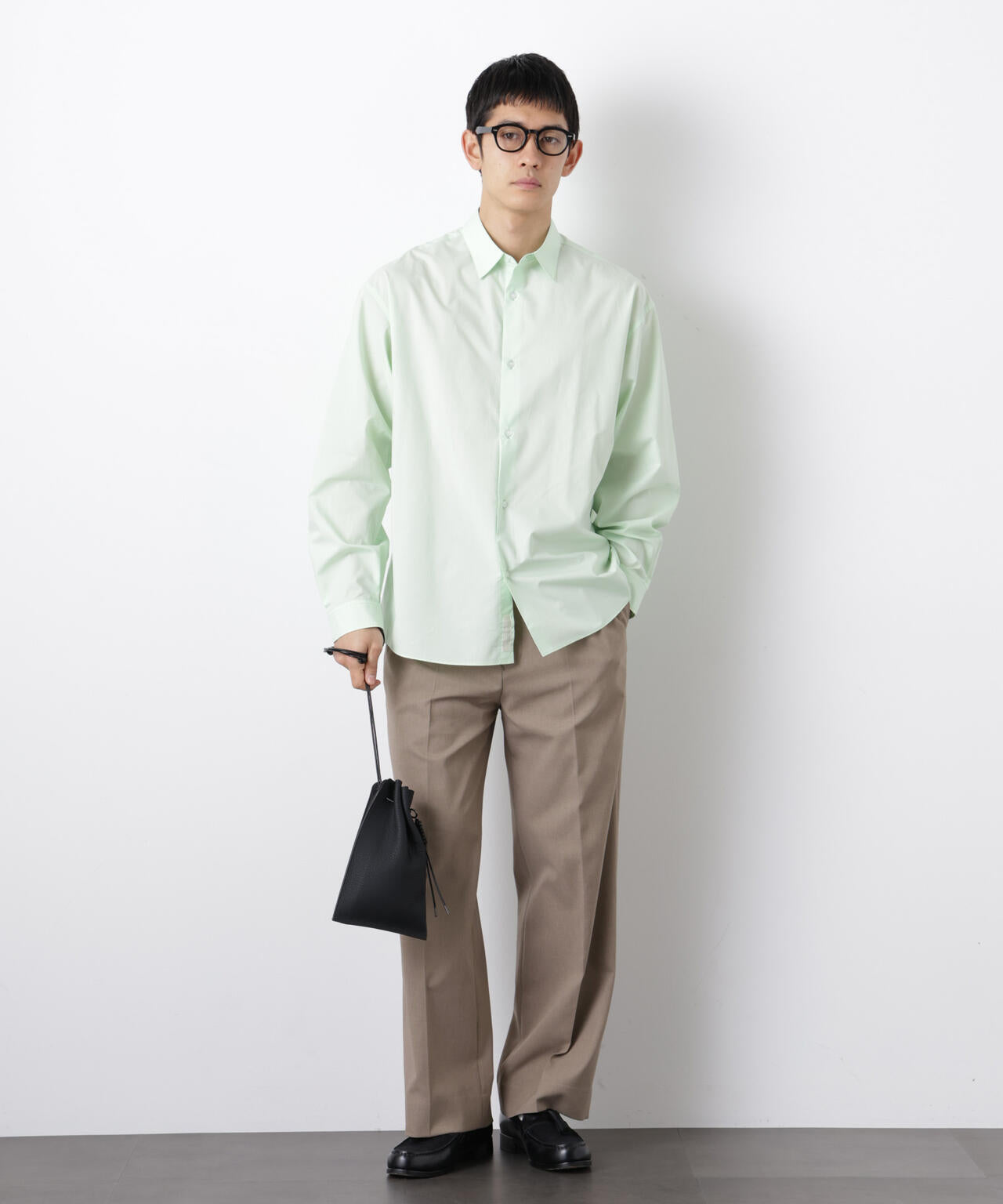 「大人のワイドシャツ」レギュラーカラー 長袖 6686120206