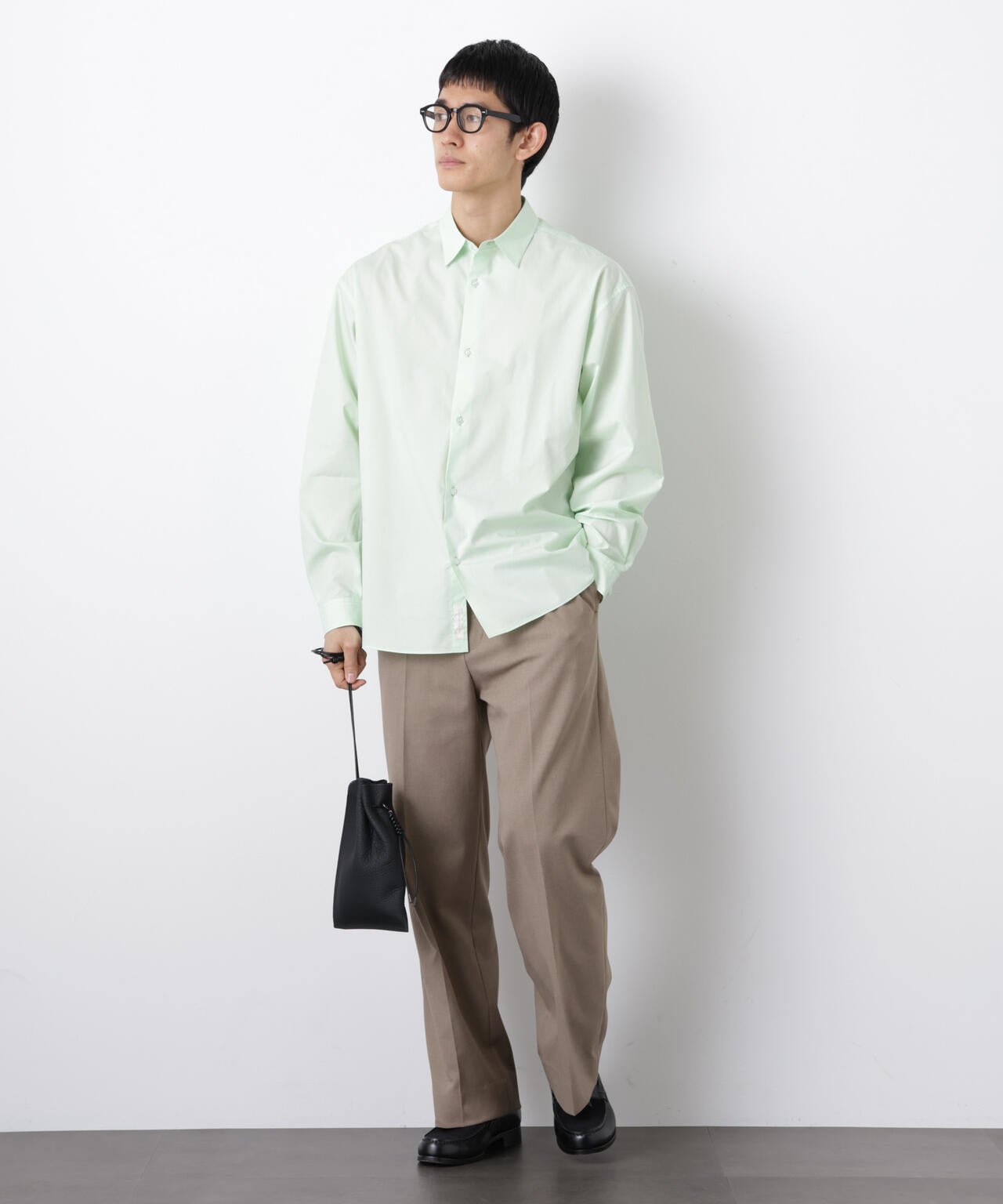 「大人のワイドシャツ」レギュラーカラー 長袖 6686120206