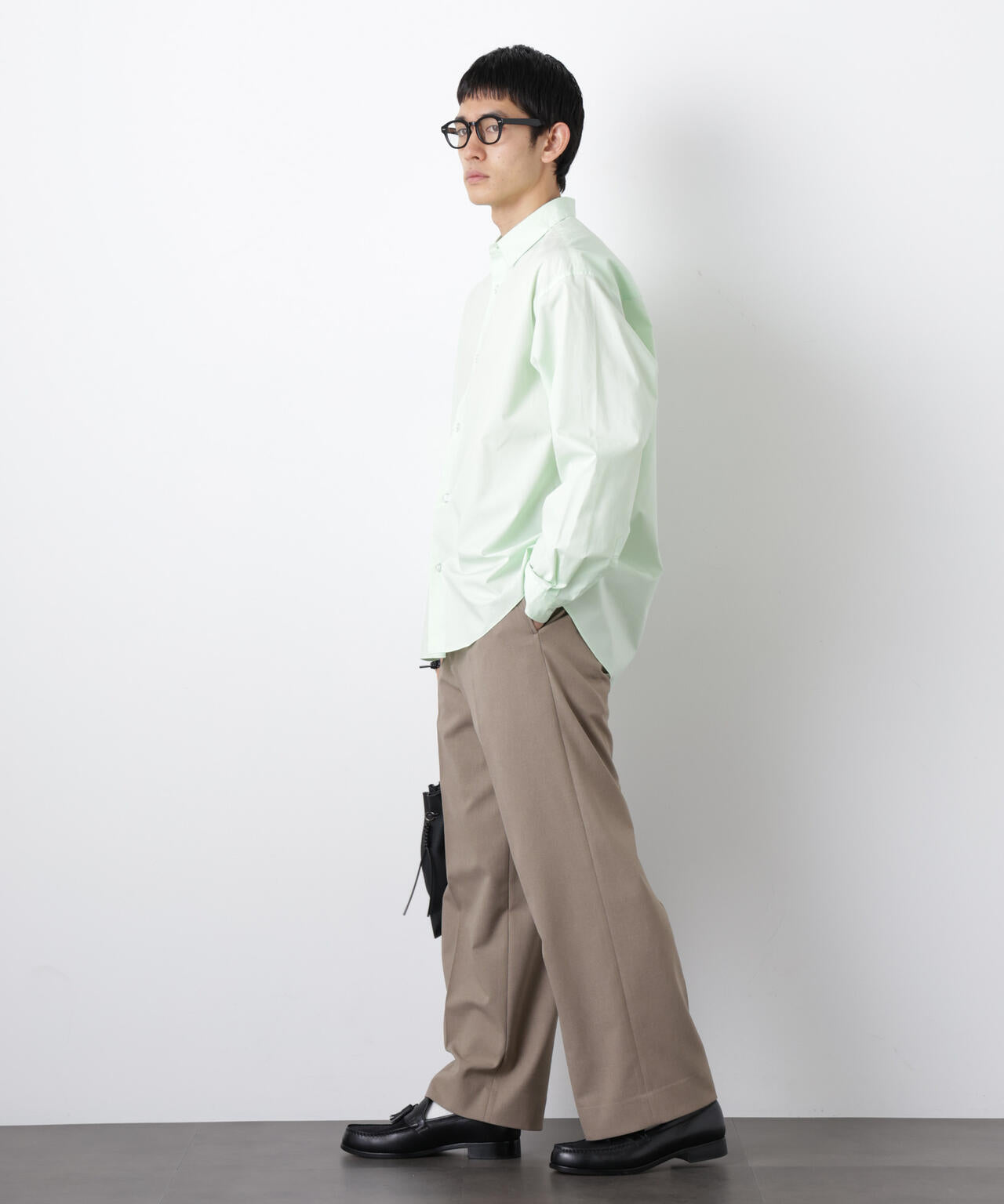 「大人のワイドシャツ」レギュラーカラー 長袖 6686120206