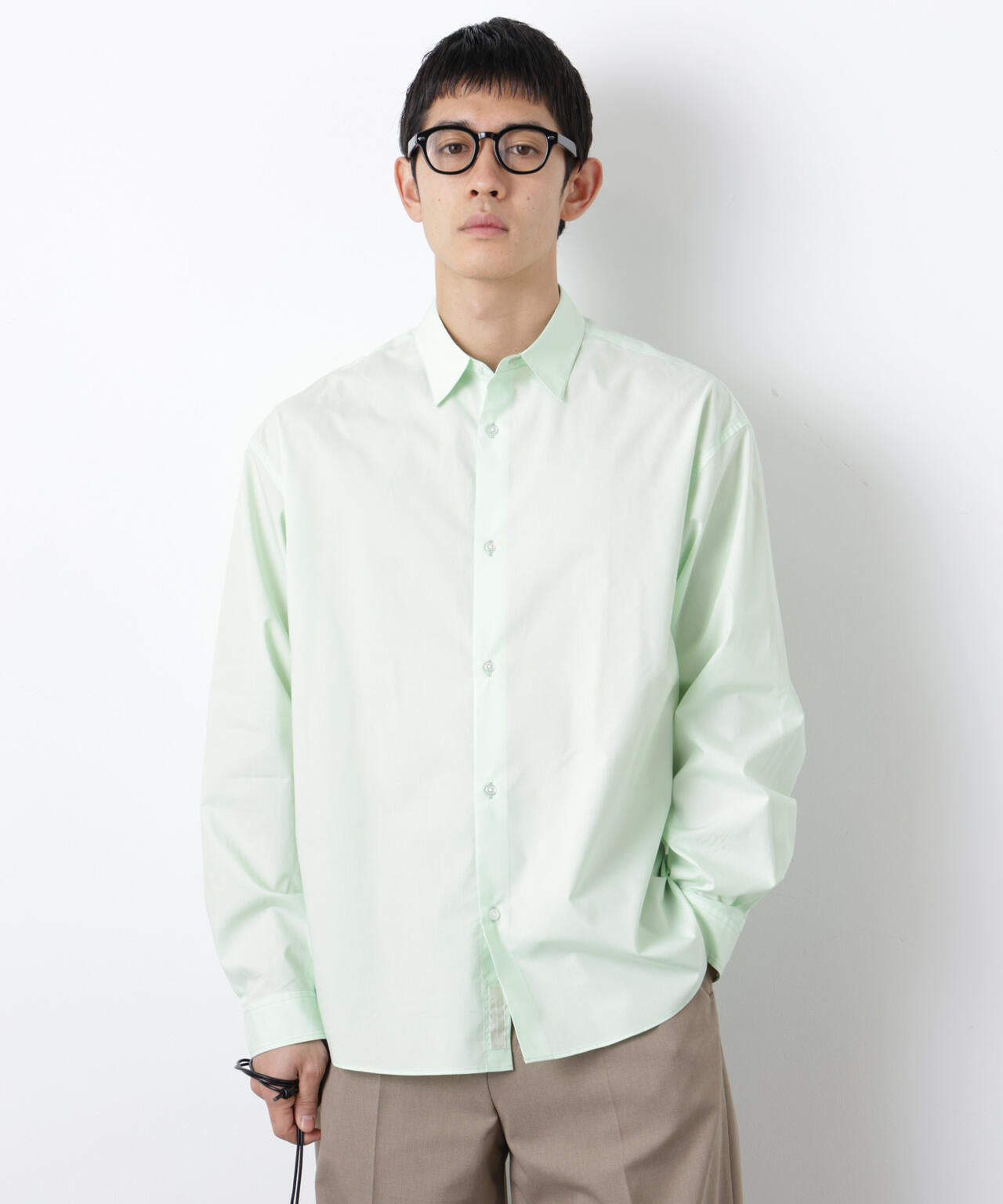 「大人のワイドシャツ」レギュラーカラー 長袖