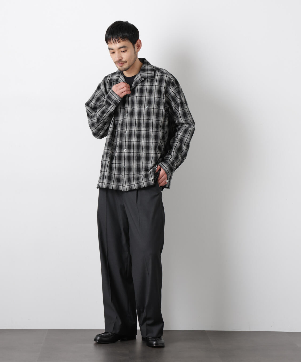 マイクロシアサッカーチェックシャツ