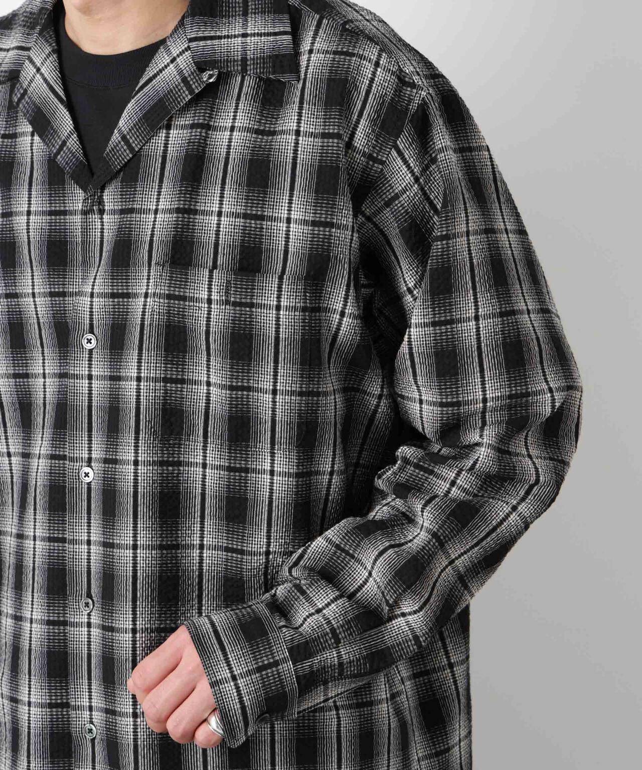 マイクロシアサッカーチェックシャツ 6686120211