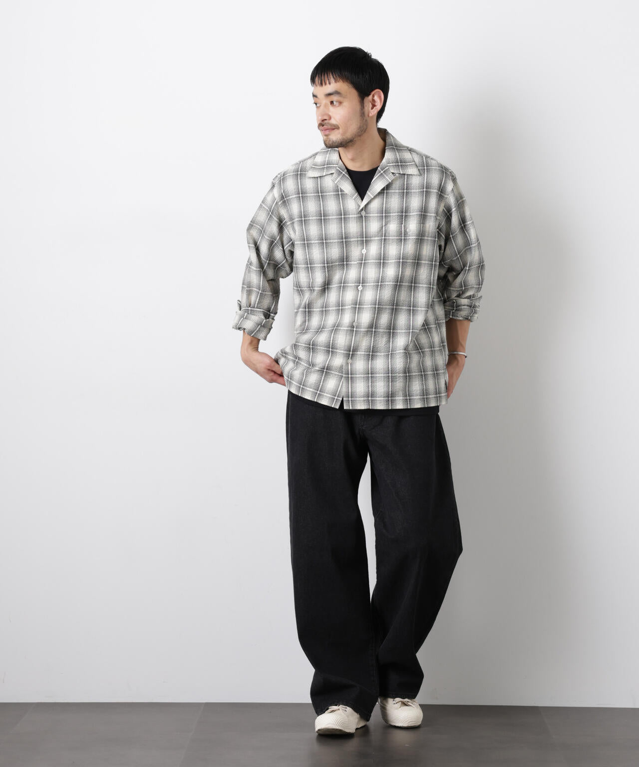 マイクロシアサッカーチェックシャツ