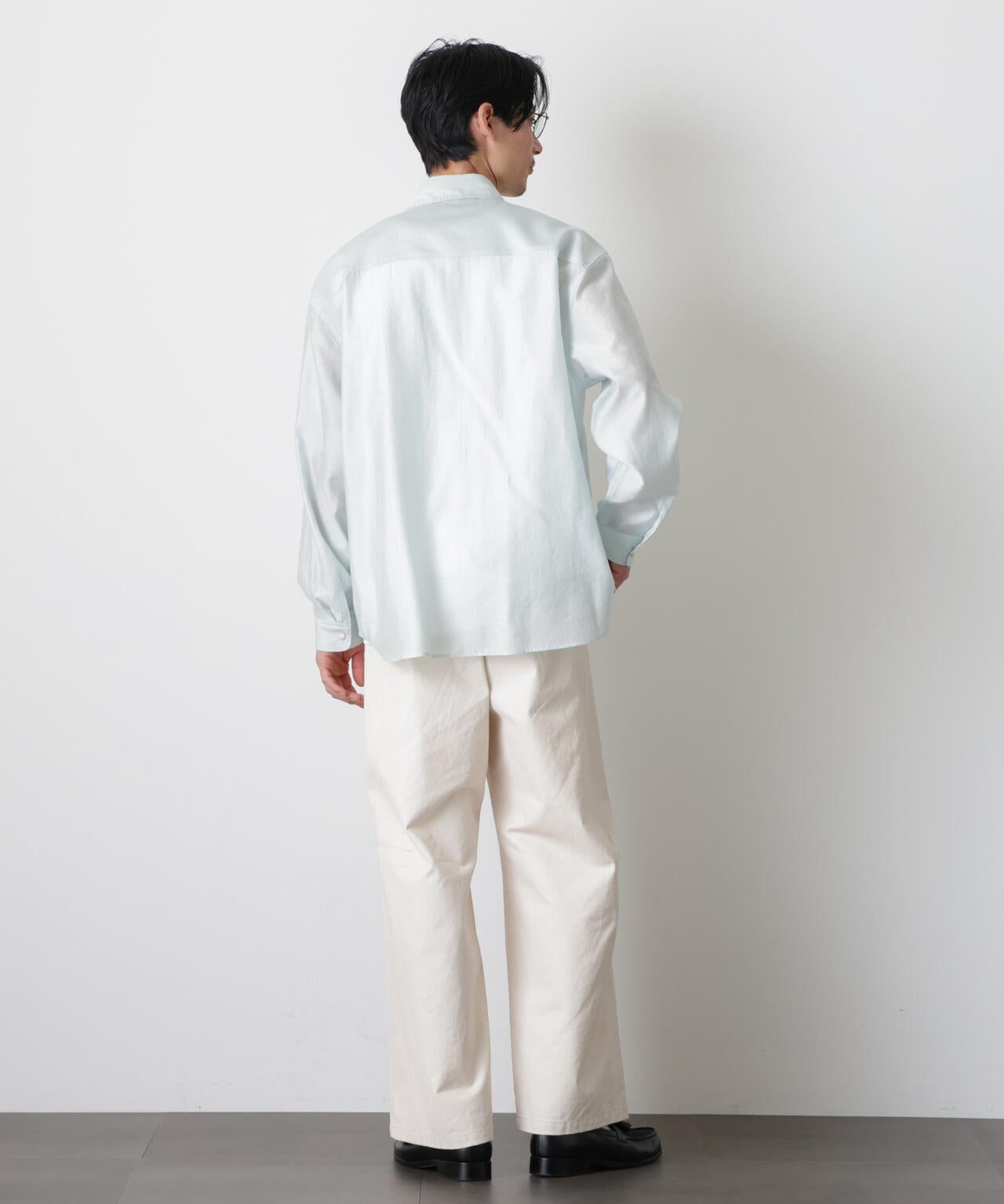 エンブロイダリーシルキーシャツ 6686120212