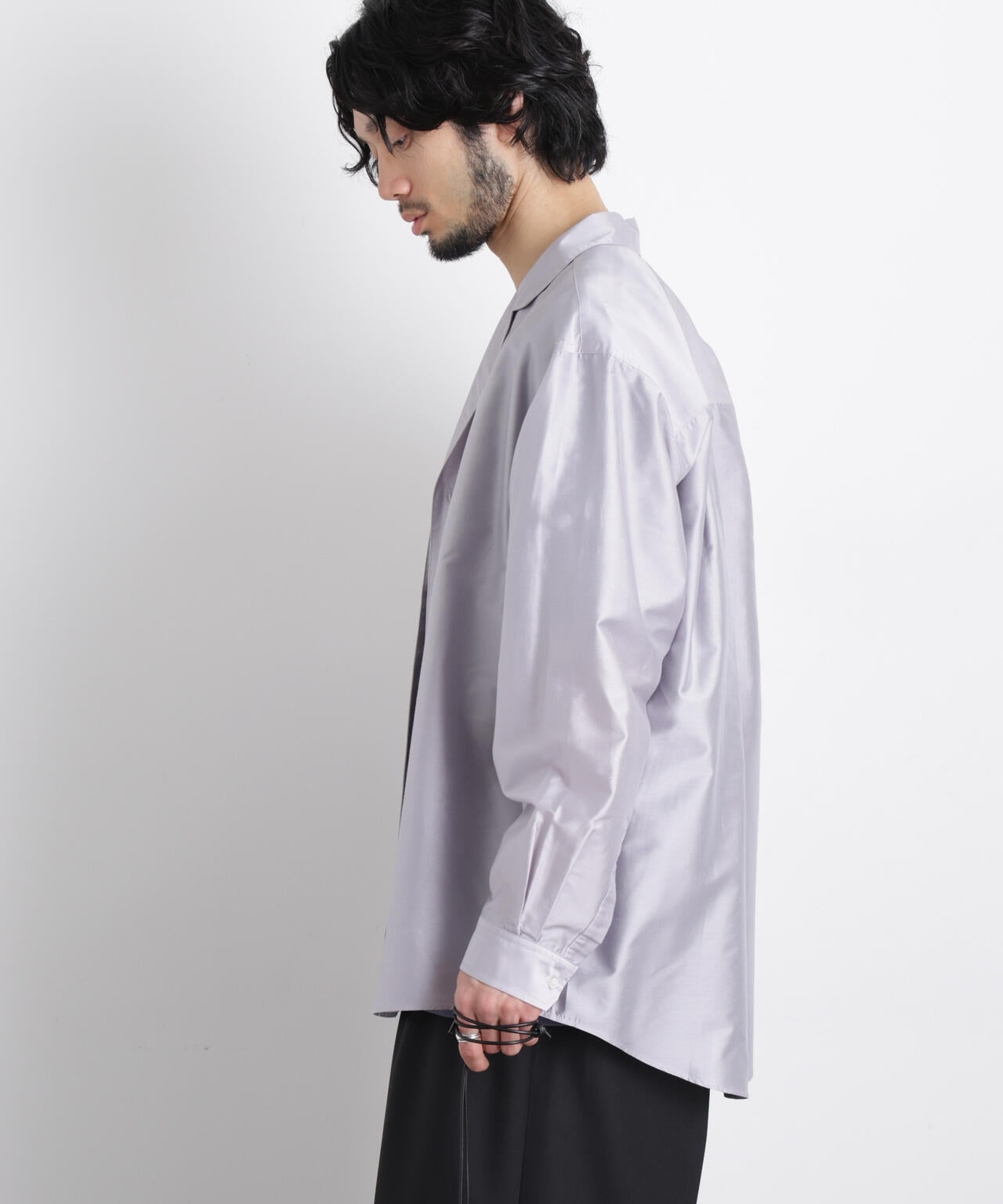 ｢OtoNANO｣ 大人のワイドシャツ テーラードカラーシャツ 6686120214