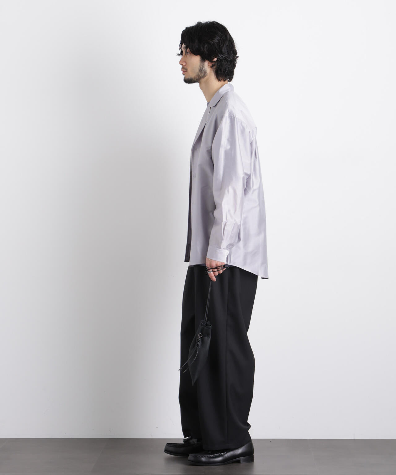 ｢OtoNANO｣ 大人のワイドシャツ テーラードカラーシャツ 6686120214