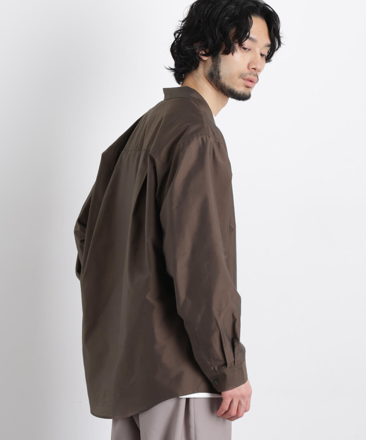 ｢OtoNANO｣ 大人のワイドシャツ テーラードカラーシャツ 6686120214