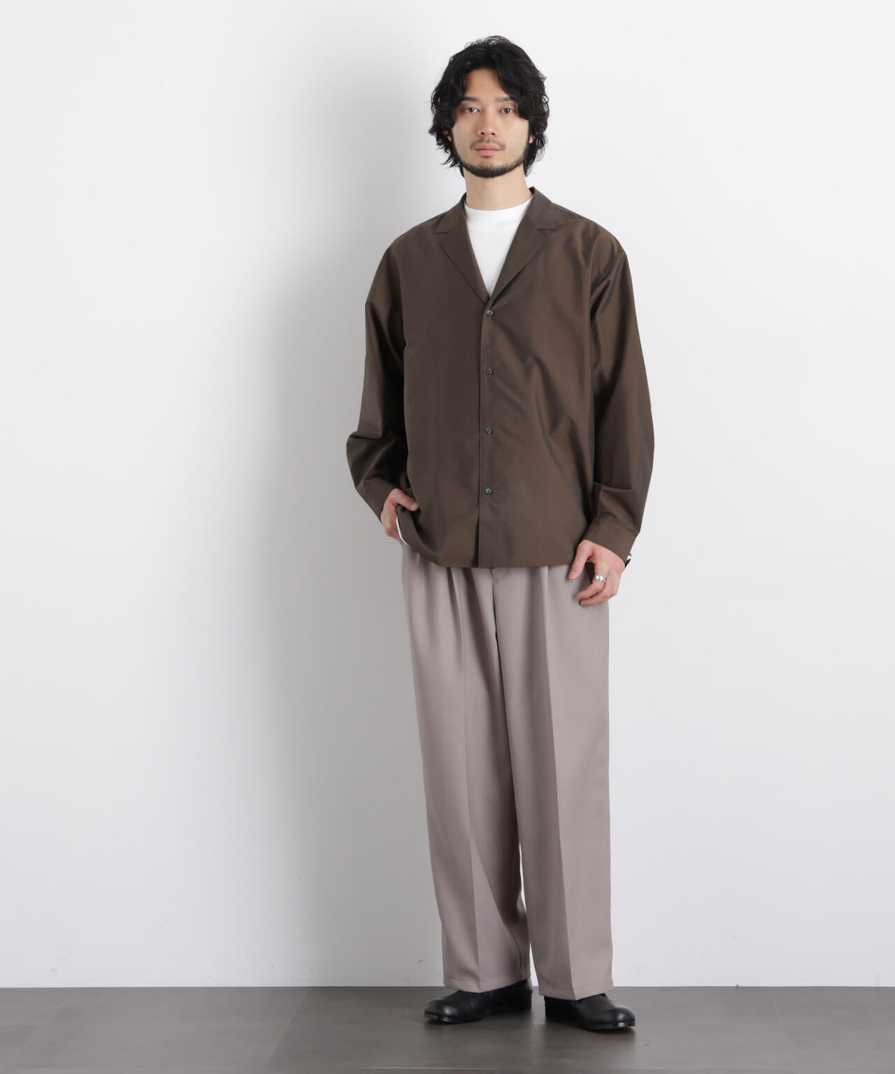 OtoNANO｣ 大人のワイドシャツ テーラードカラーシャツ